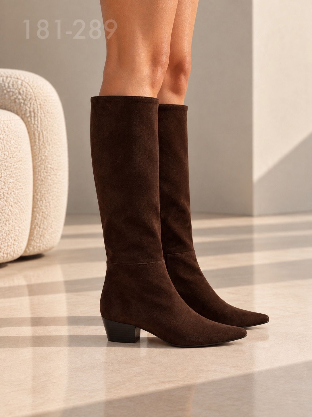 Low Pointed Knee Boots
