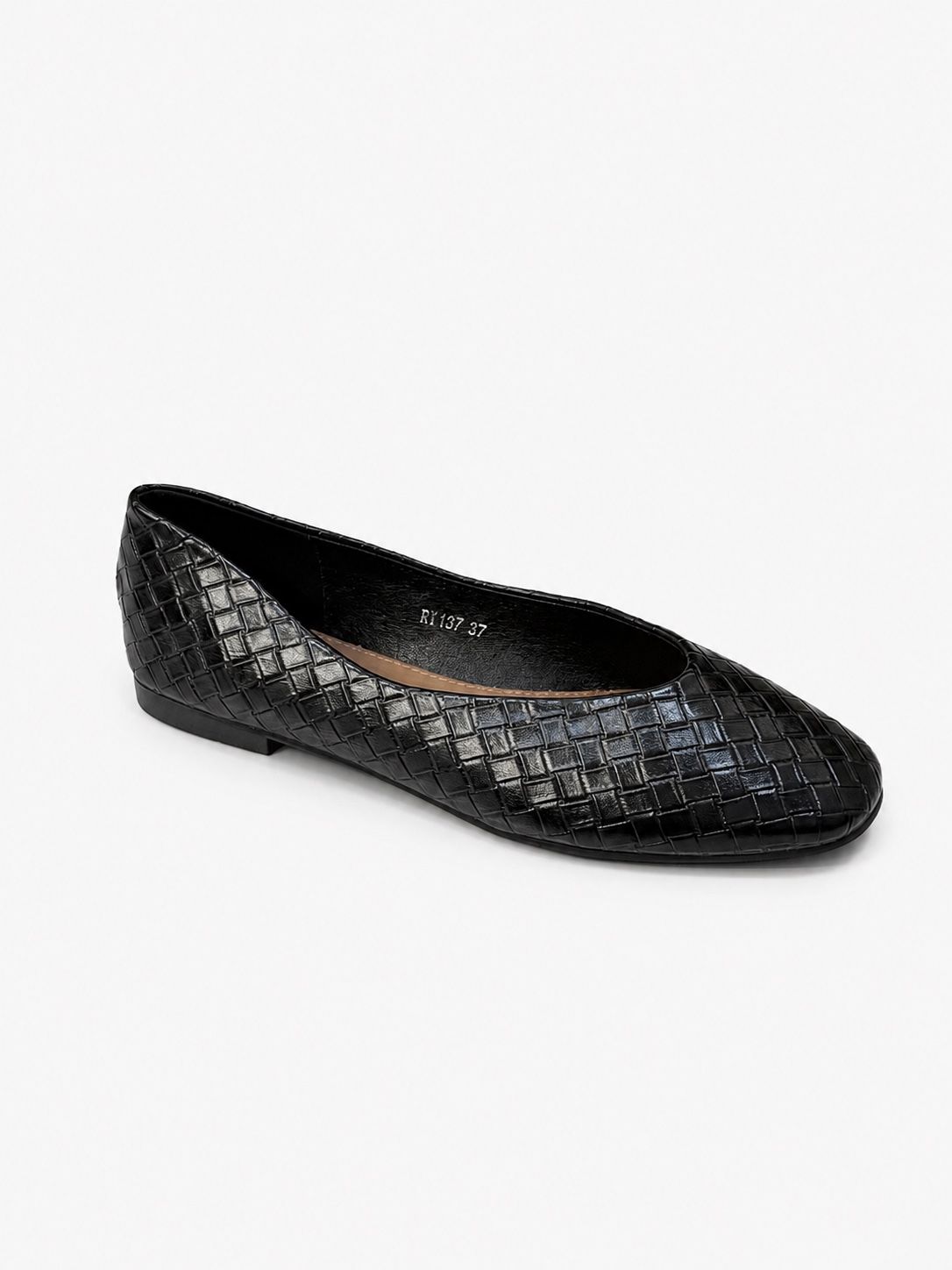Classic Woven-Detail Ballerinas