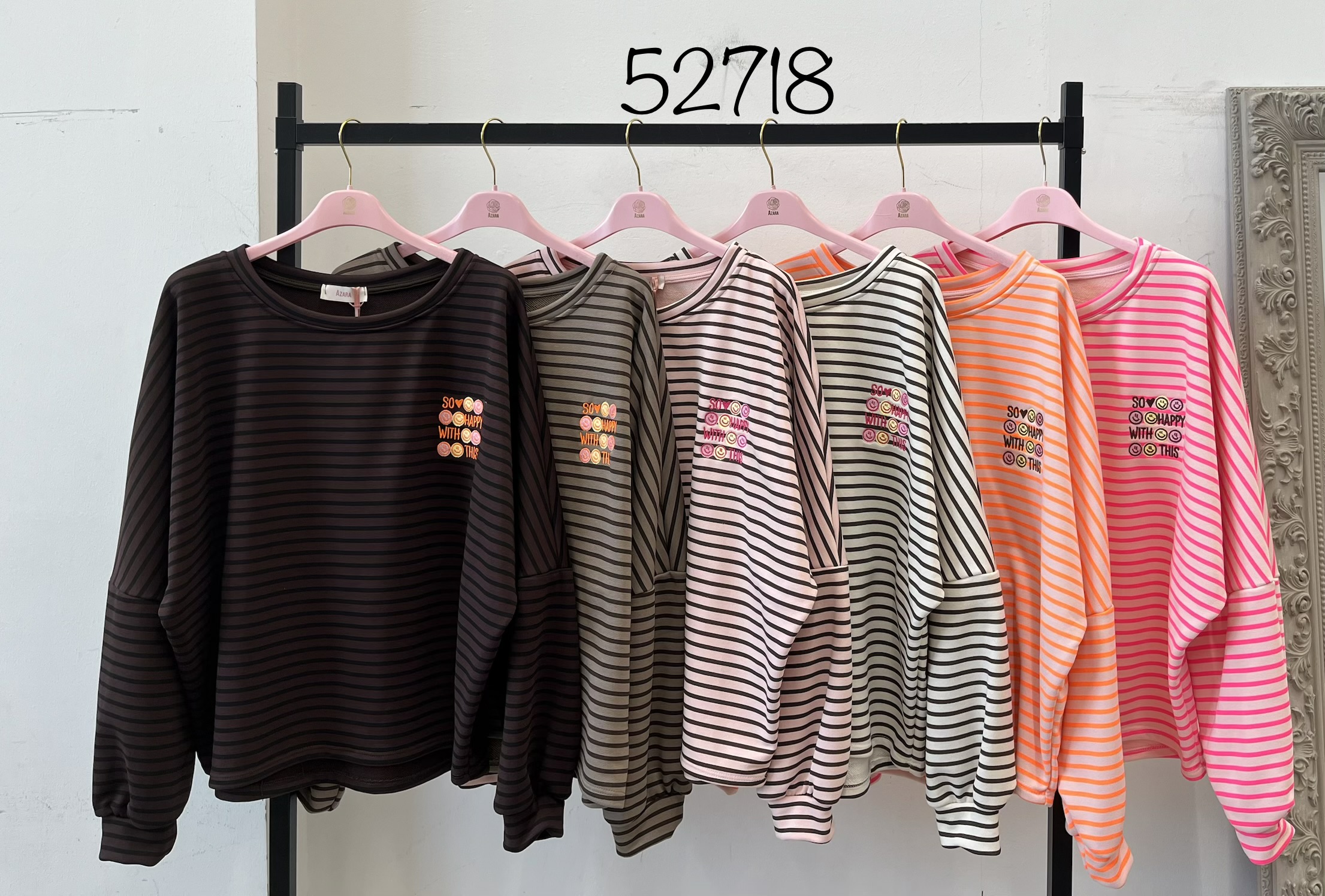 Relaxed Striped Sweatshirt