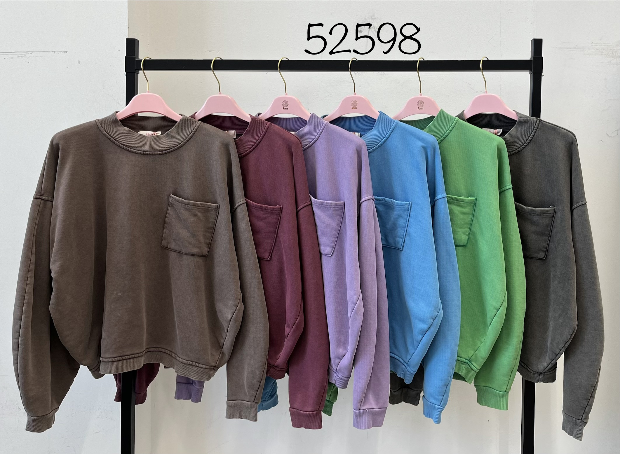 Oversized Sweatshirt with Pocket