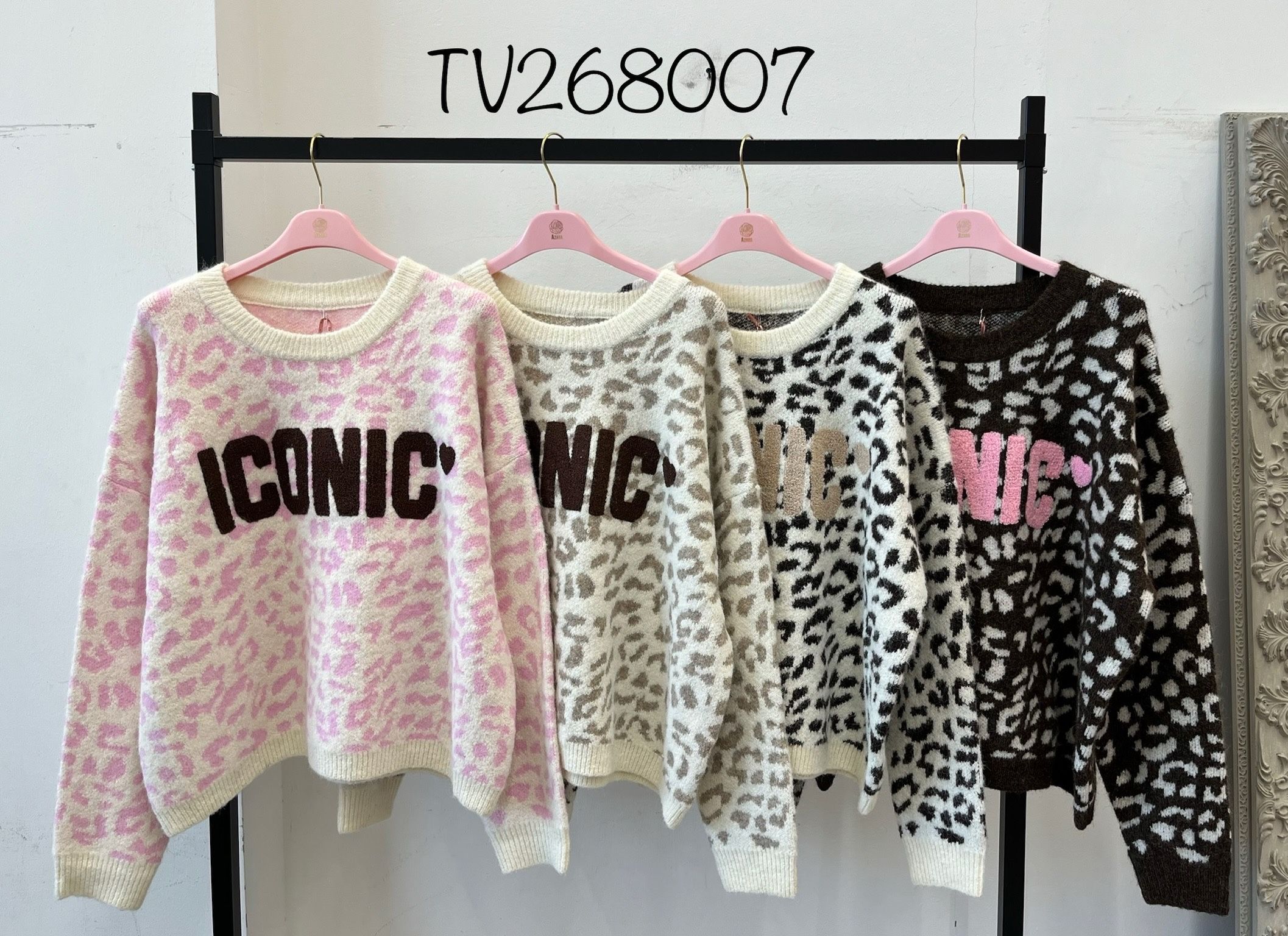 Regular Fit Sweater with Slogan