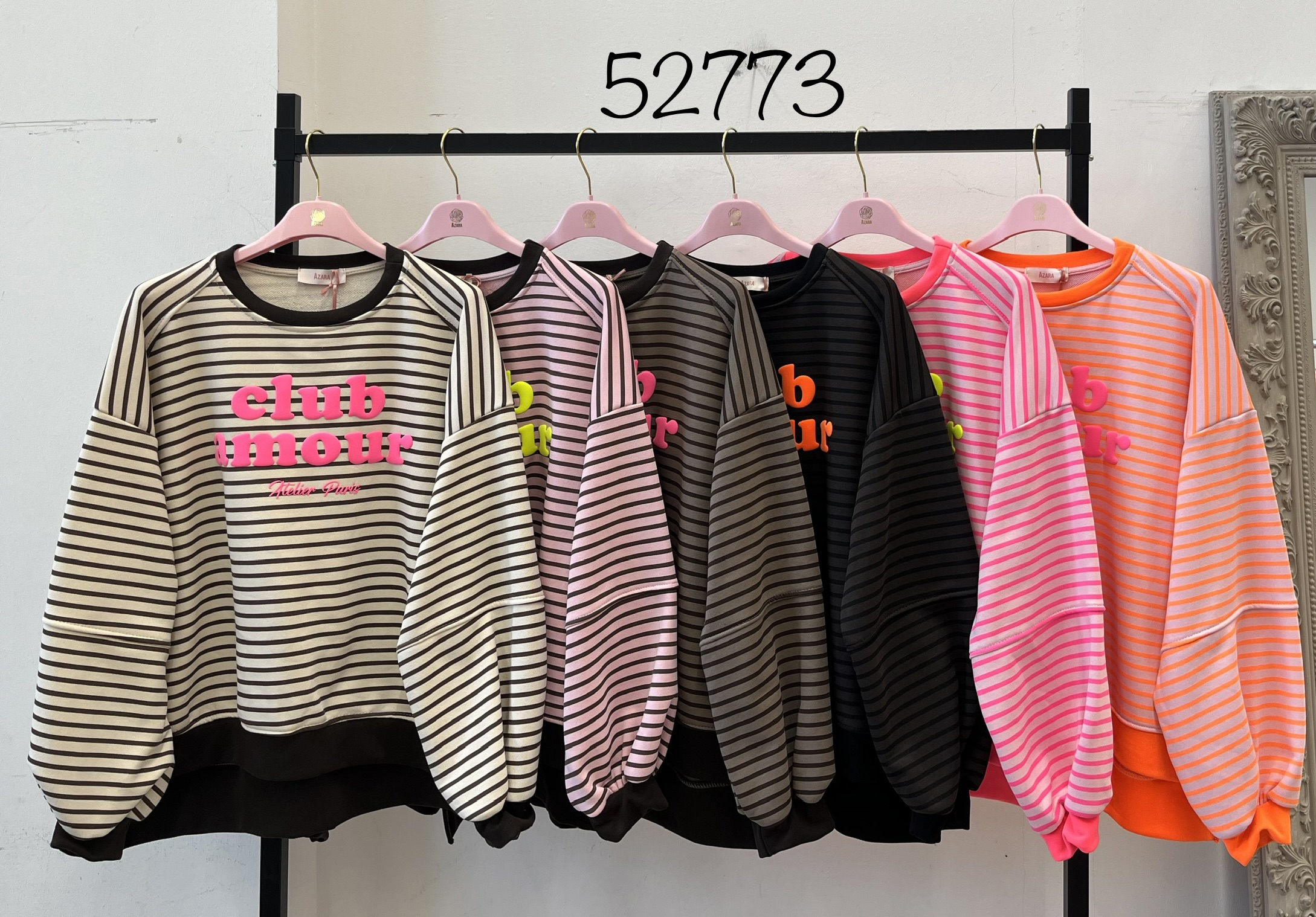 Relaxed Striped Sweatshirt