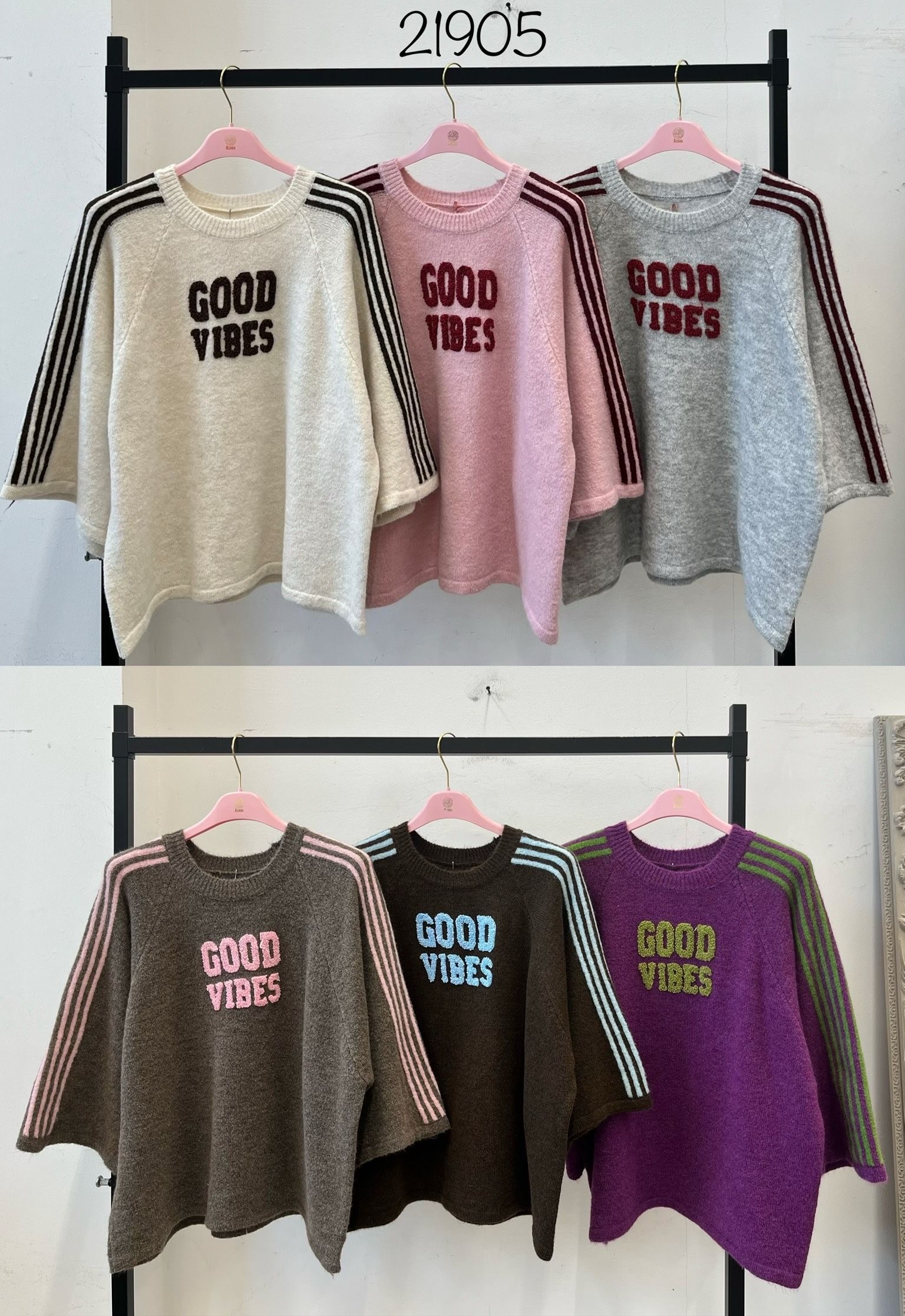 Oversized Sweater with Script