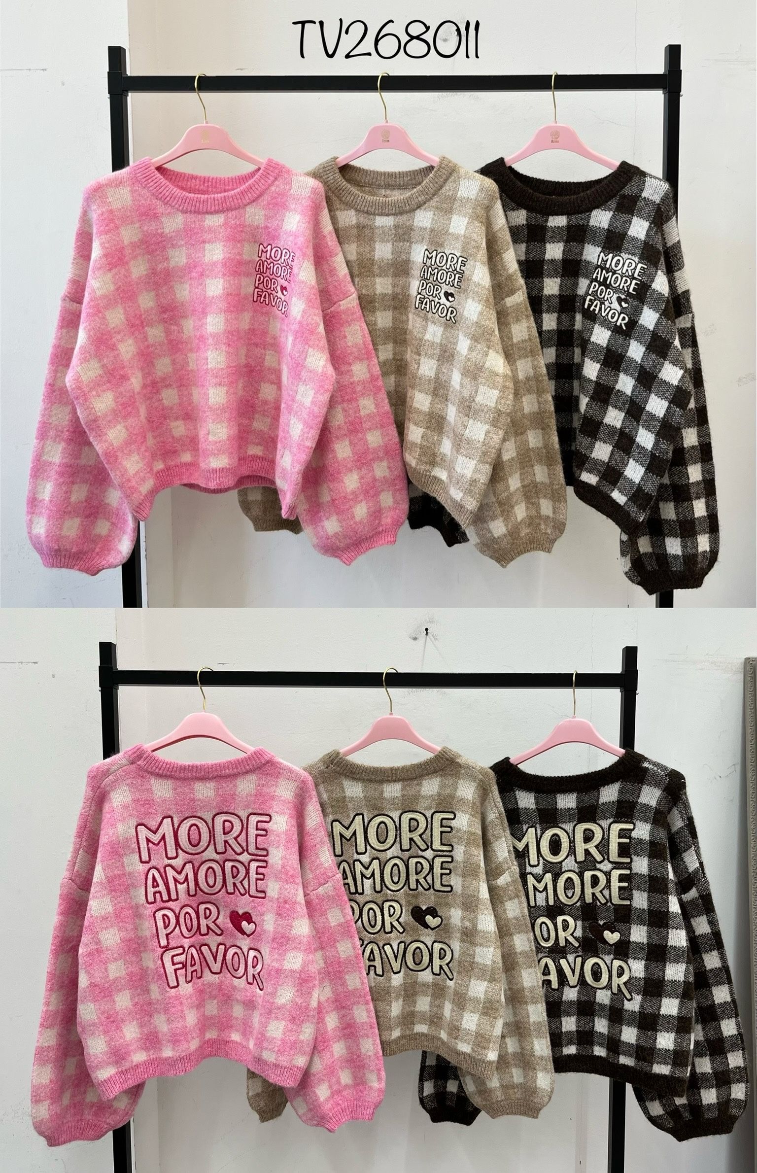 Oversized Printed Sweater