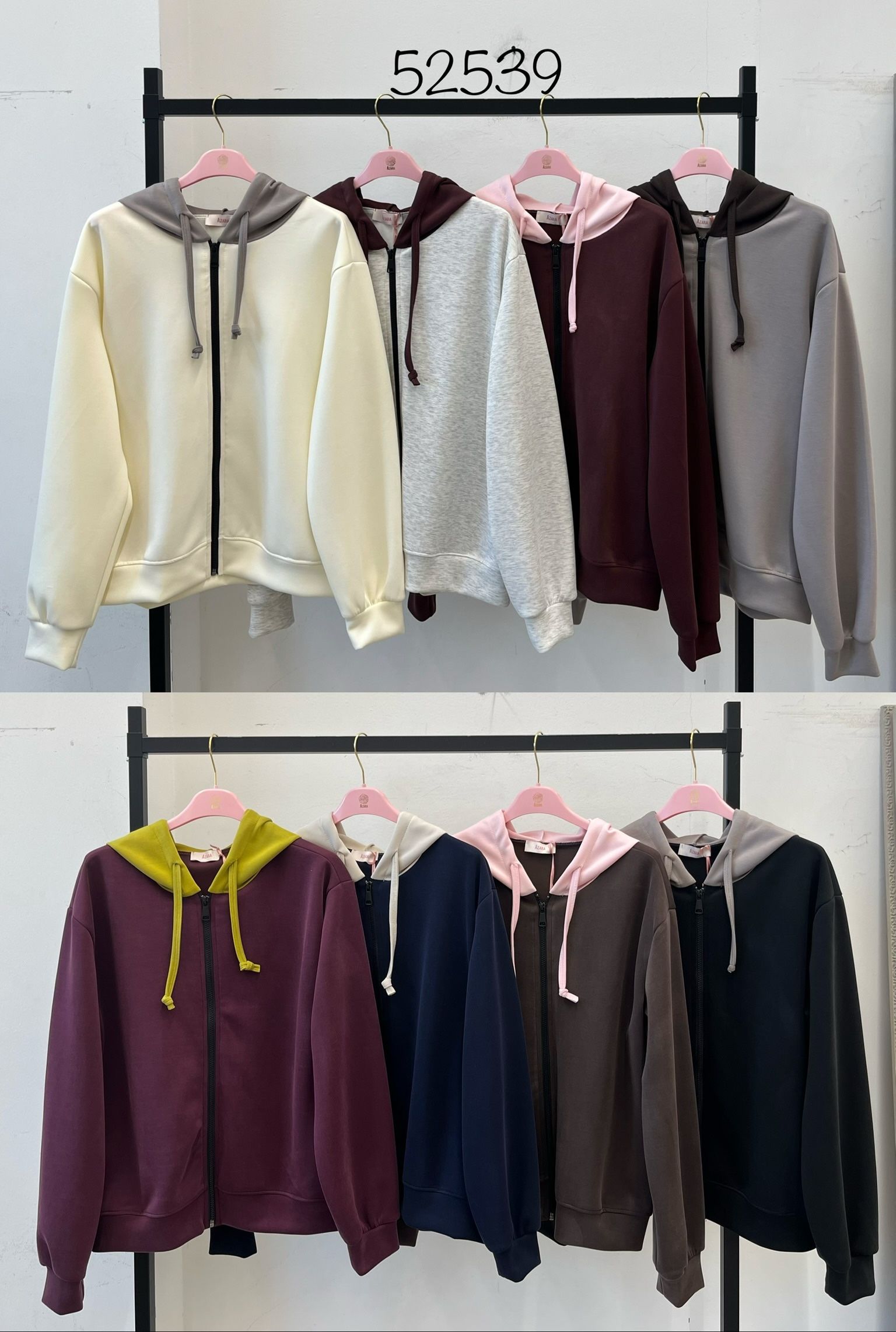 Relaxed Zip-Up Hoodie