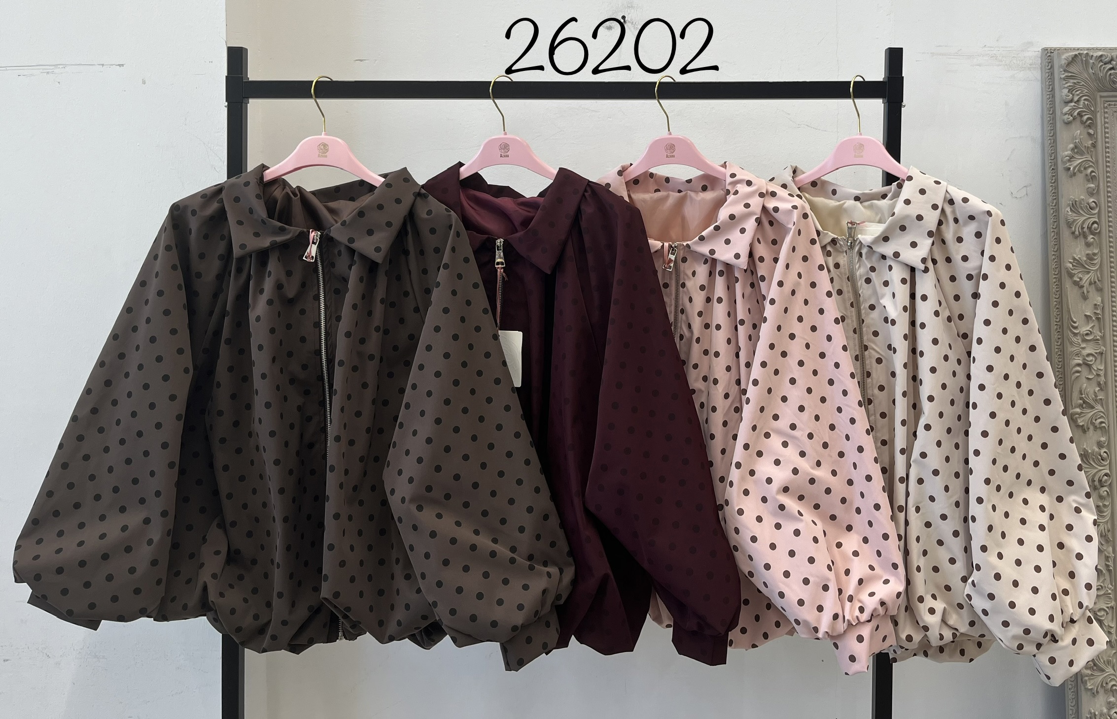Polka-Dot Bomber Jacket