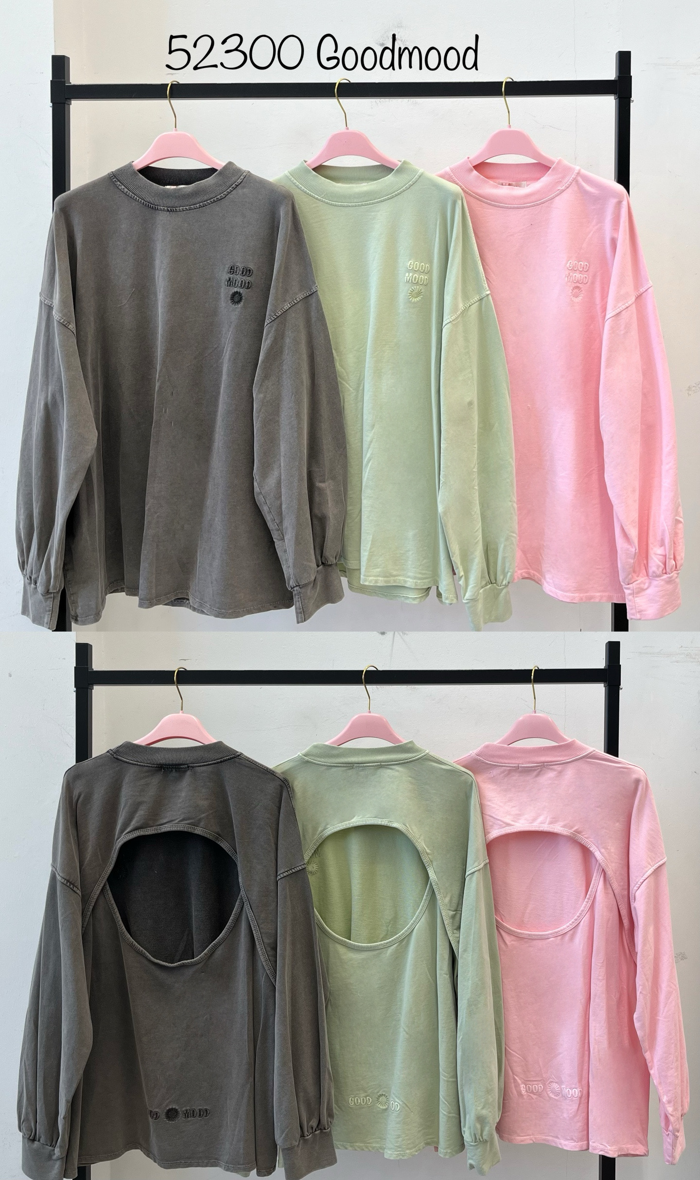 Oversize Tee with Back Cut-Out