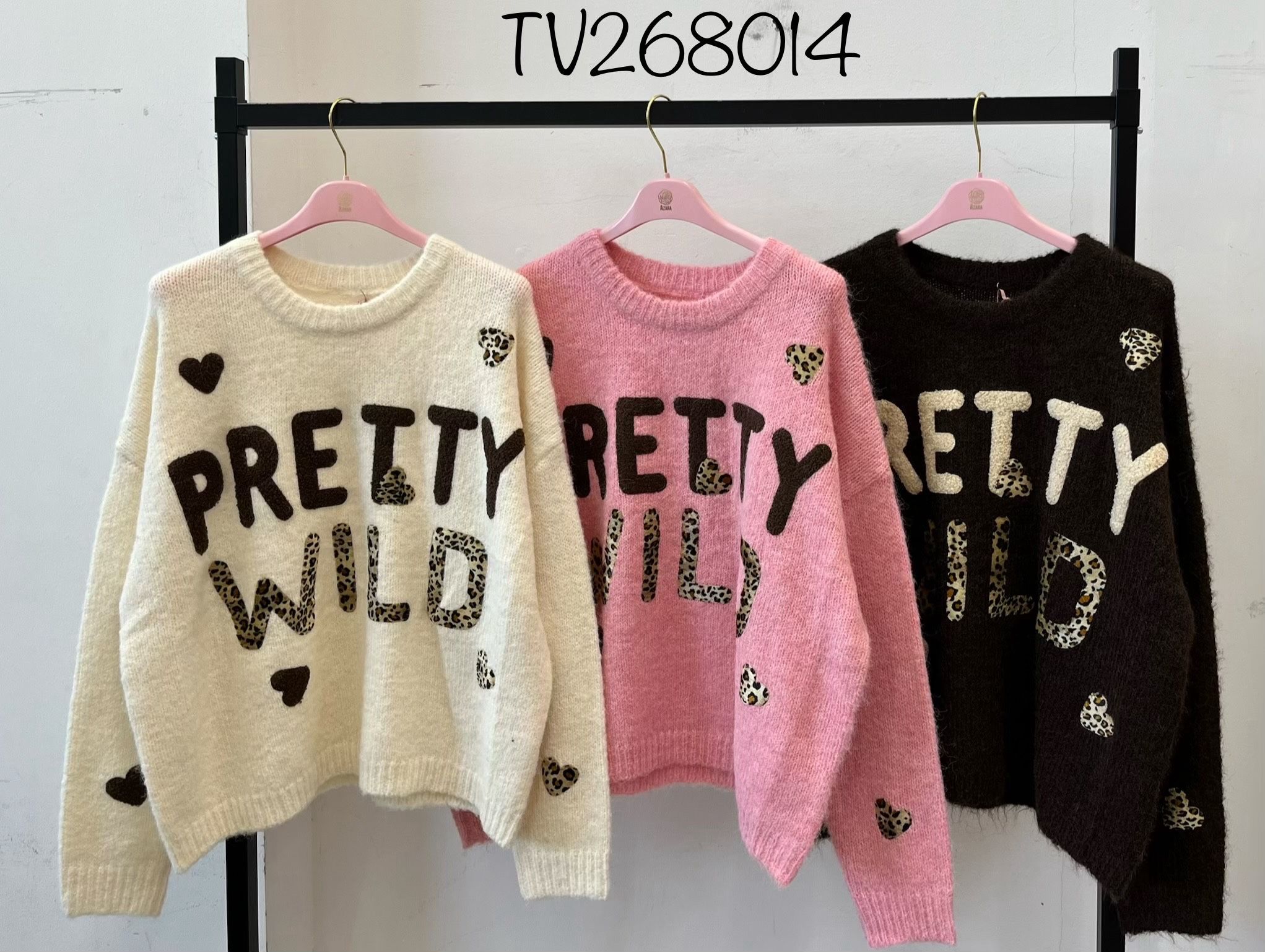 Relaxed Sweater with Statement Print