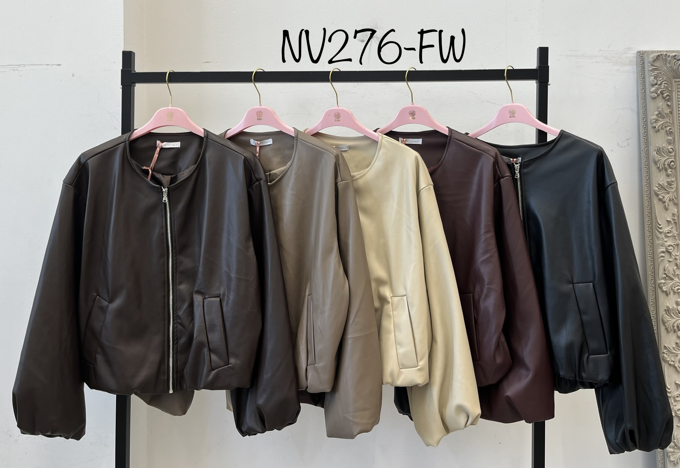 Oversized Eco-Leather Jacket