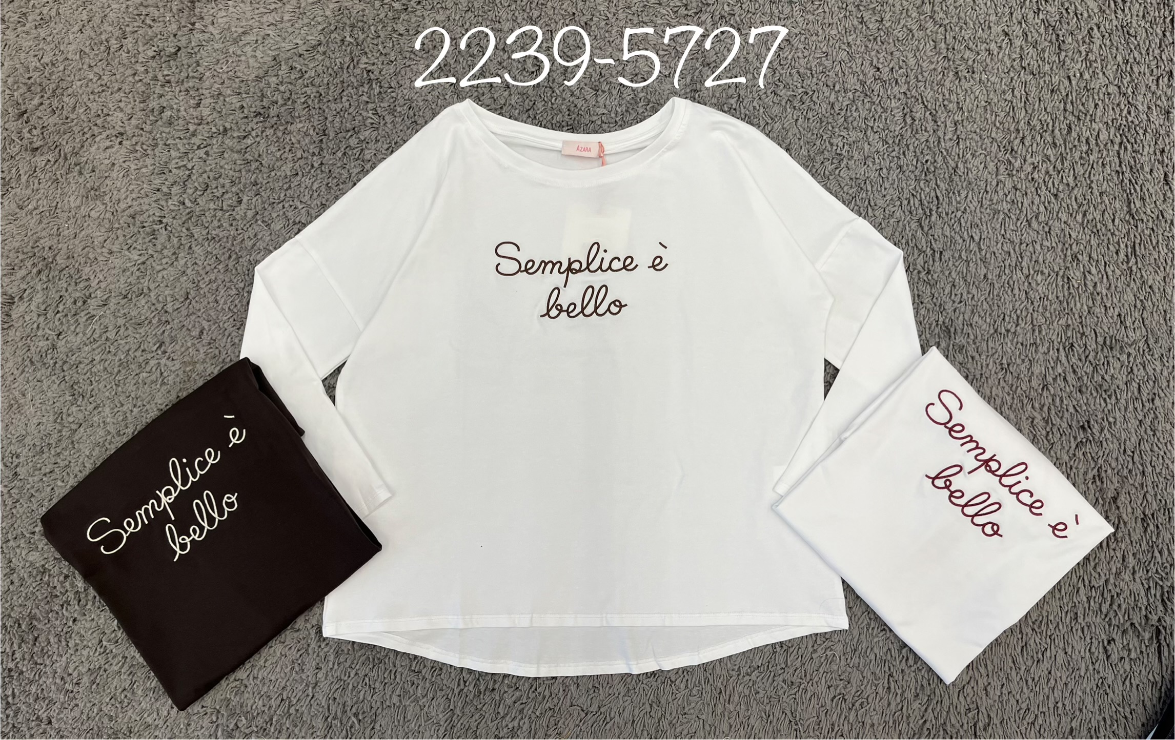 Relaxed T‑Shirt with Embroidery