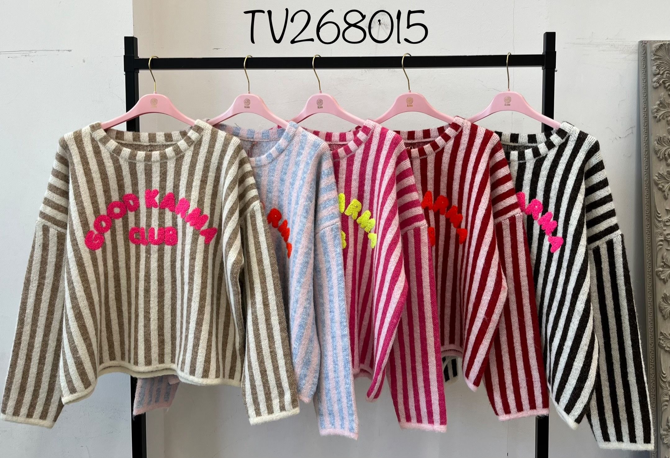 Regular Knit Sweater with Logo