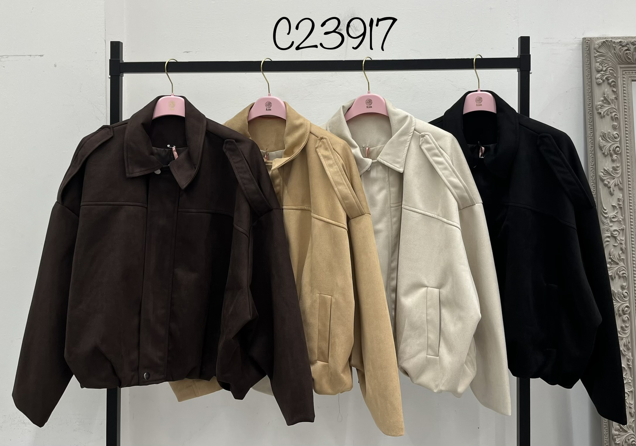 Oversized Jacket with Collar