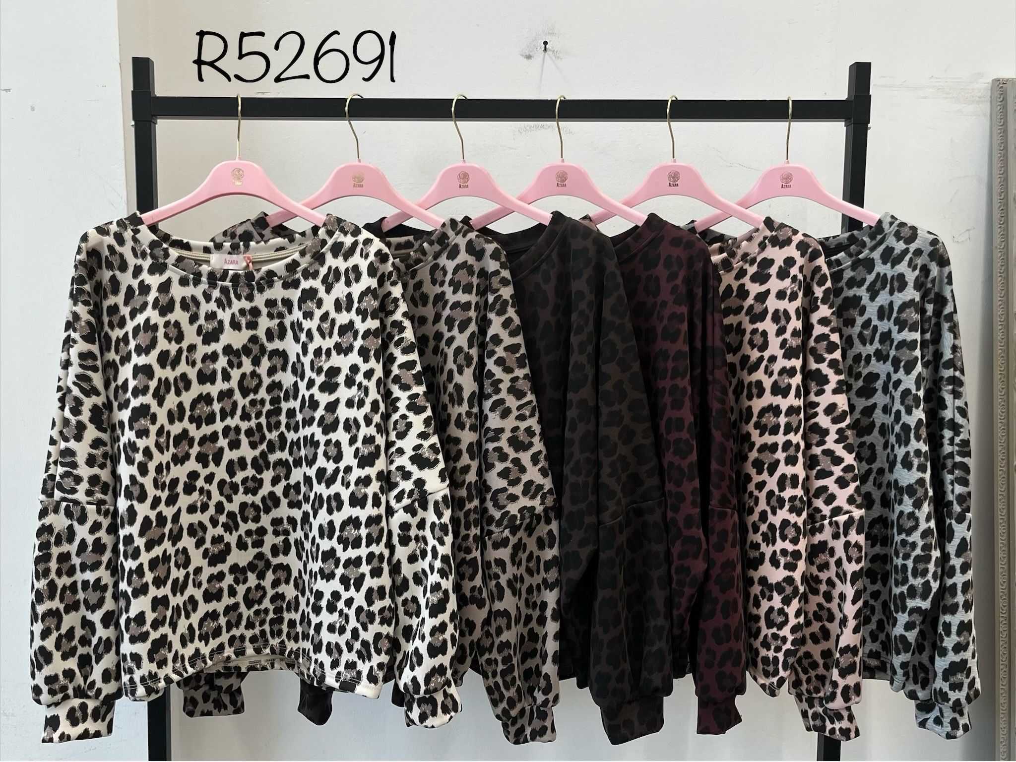 Animal-Print Blouse