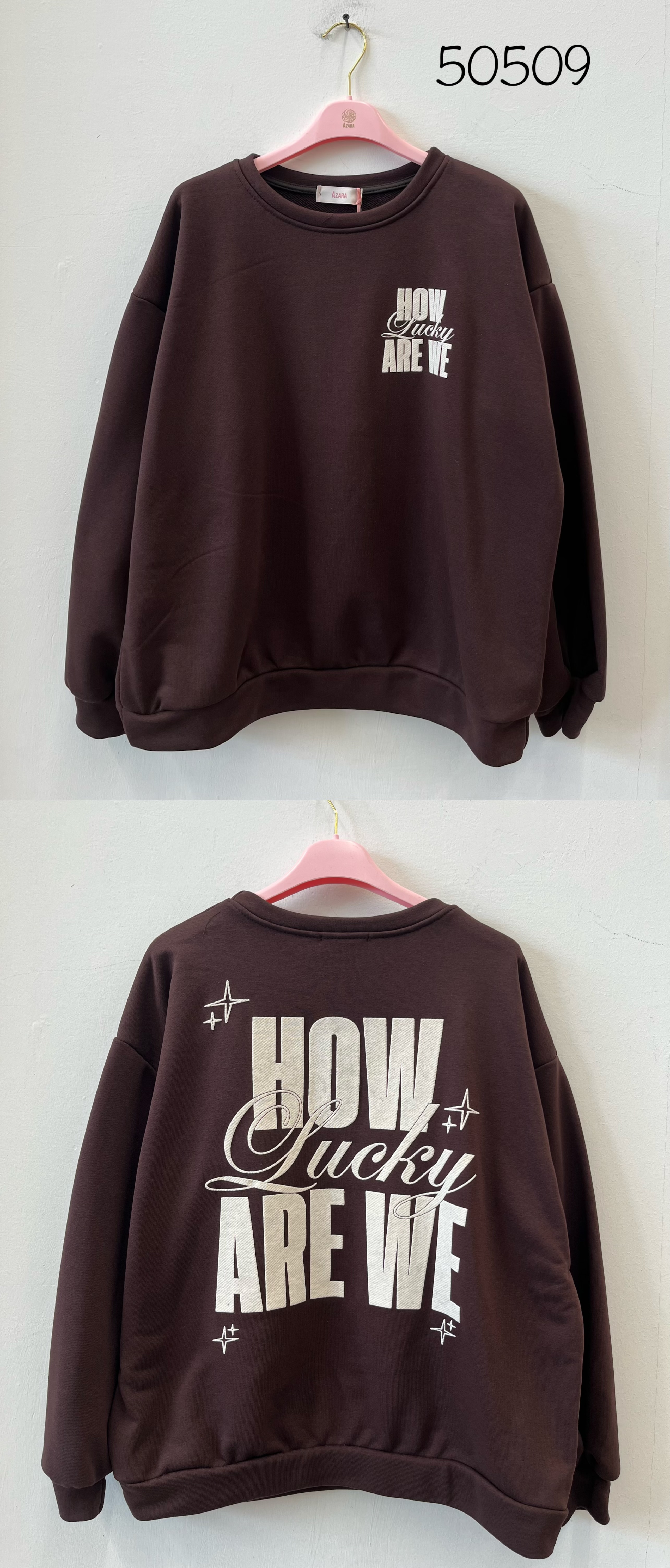 Oversized Sweatshirt with Print