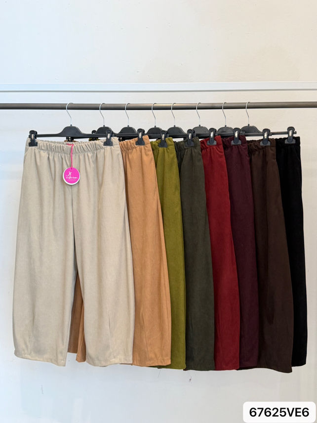 Wide High-Waist Trousers