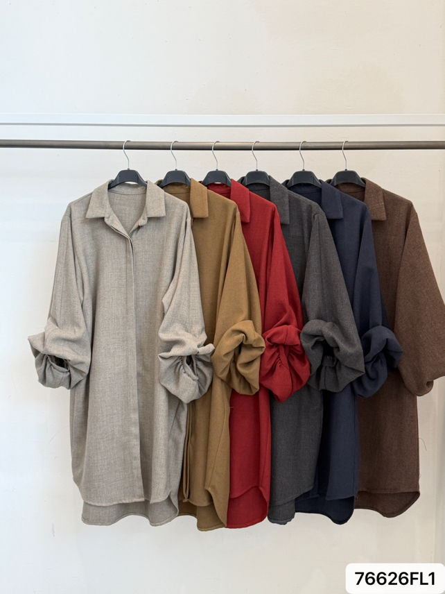 Relaxed Longline Shirt