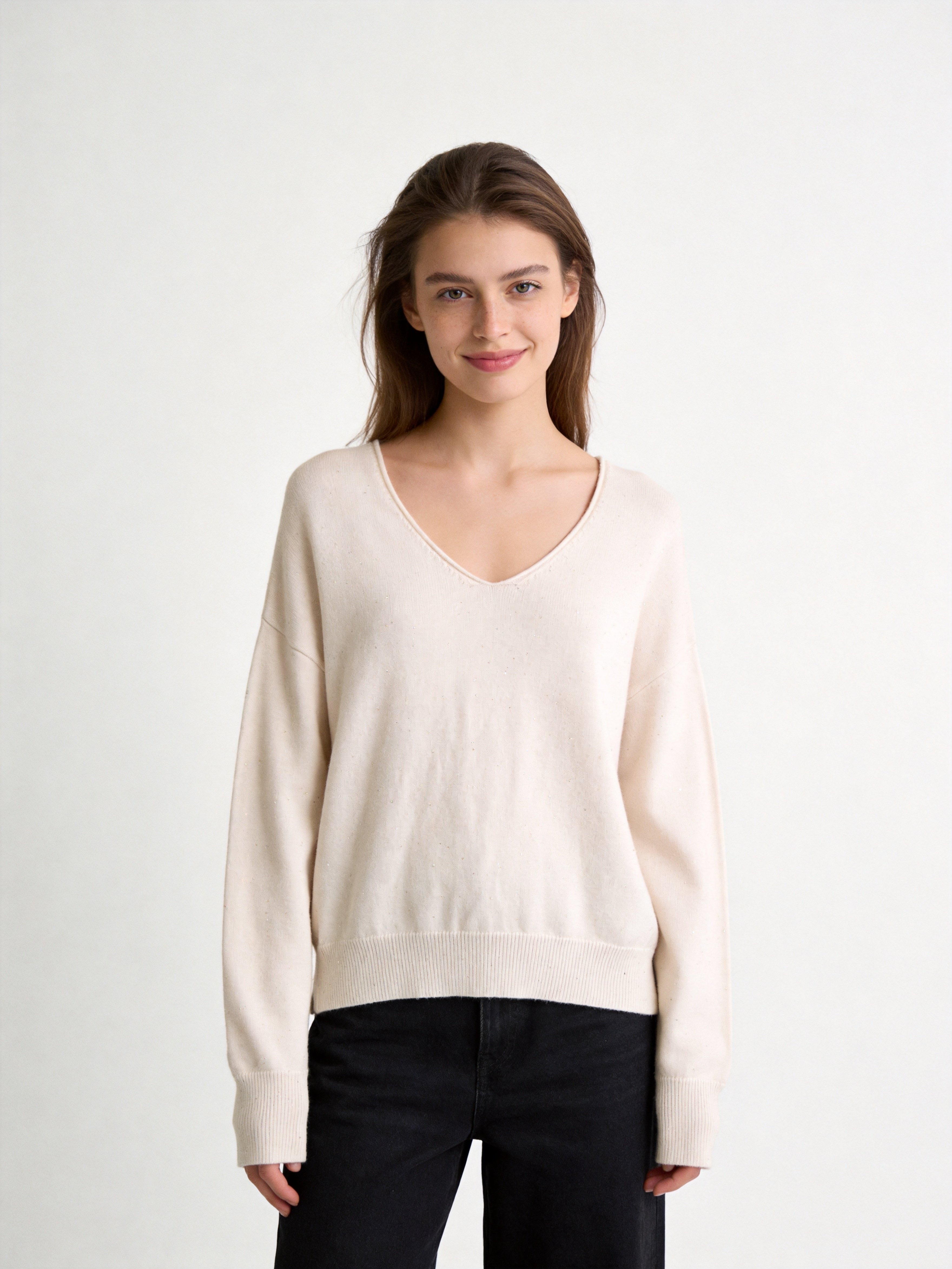 Women's V‑Neck Sweater