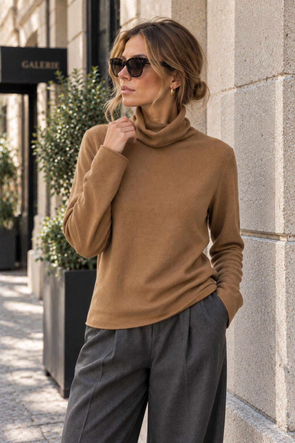 Simple Turtleneck Sweater