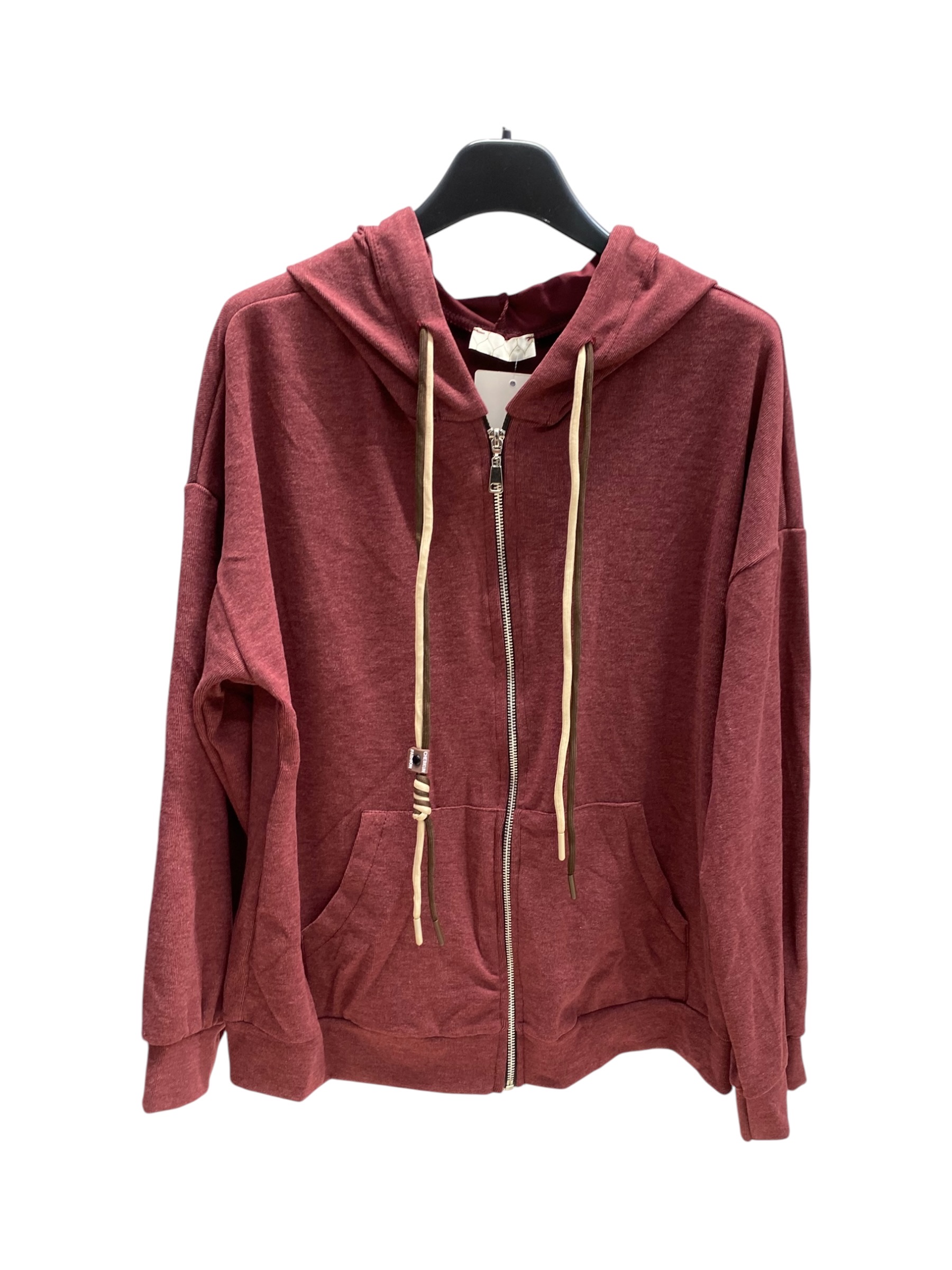 Relaxed Zip-Up Hoodie