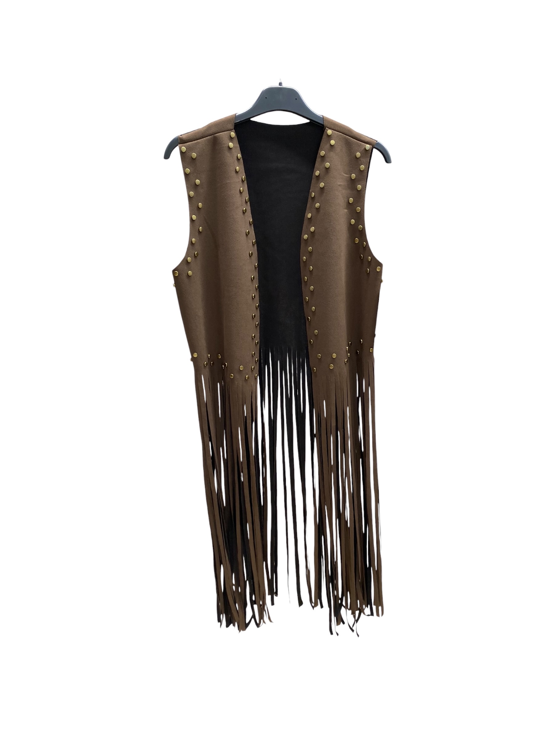 Extended Fringe Vest