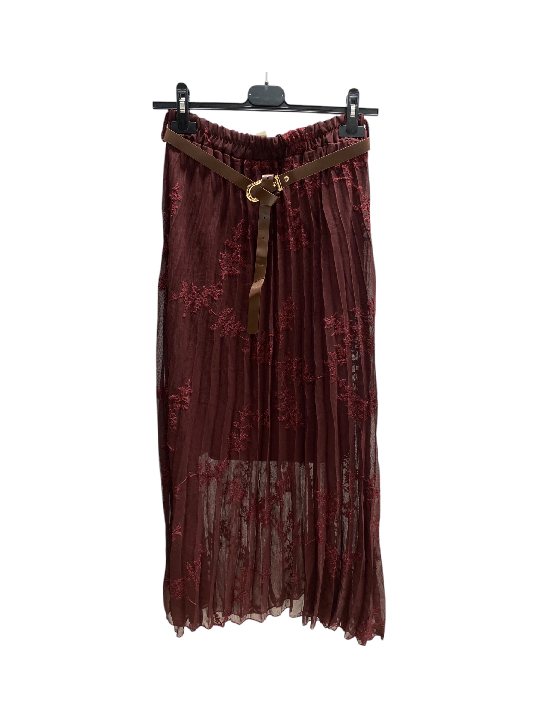 Pleated Midi Skirt