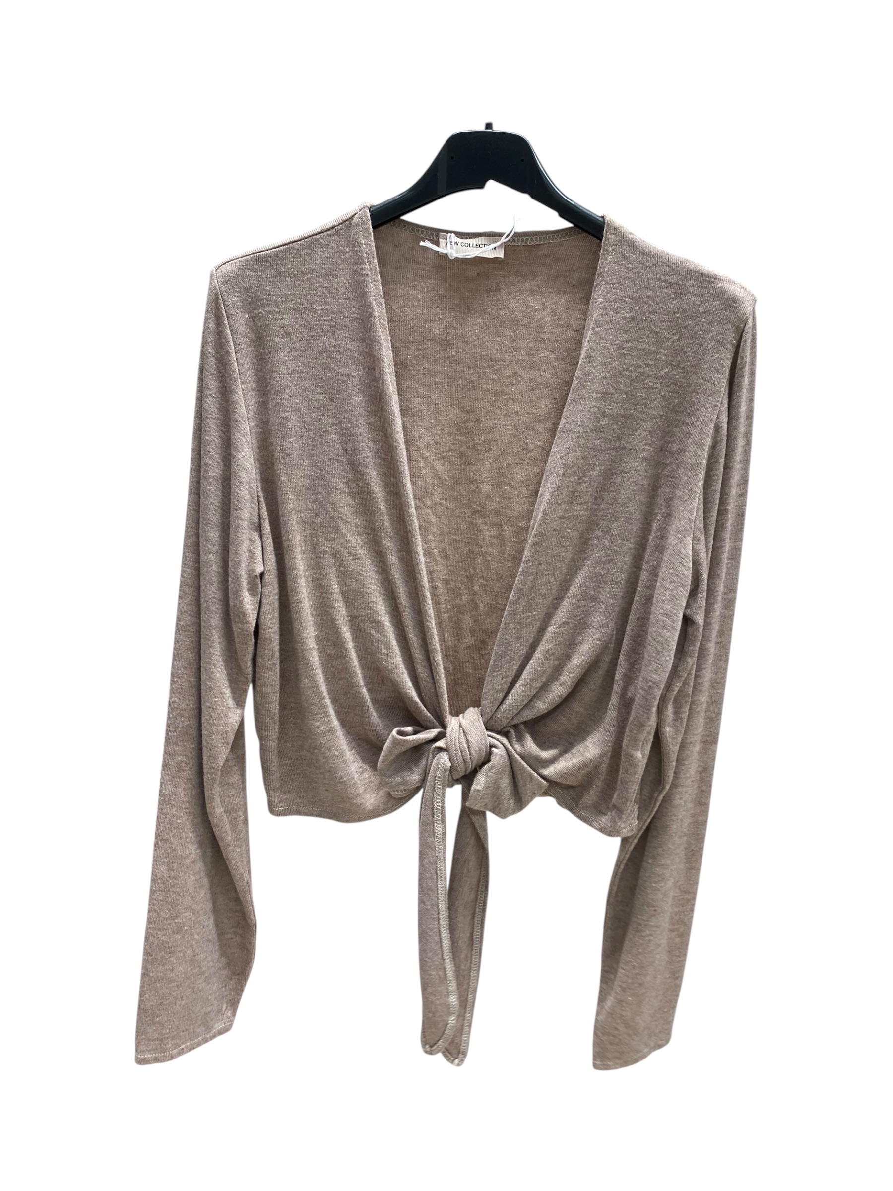 Cropped Wrap Cardigan
