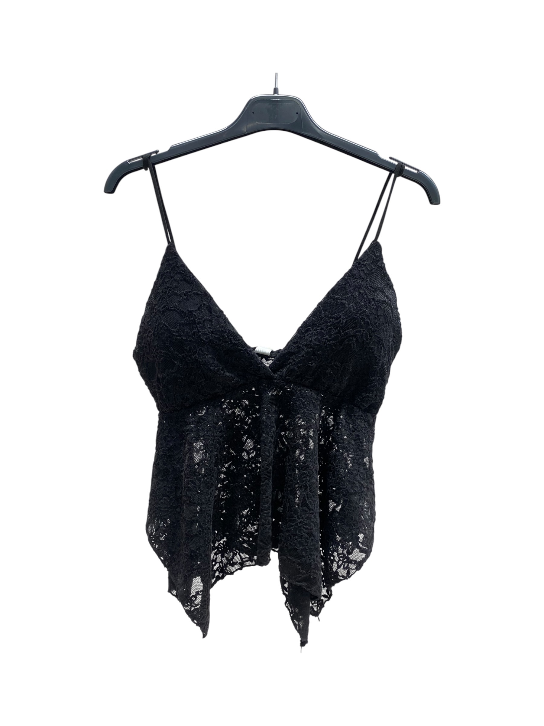 Lace V-neck Crop Top