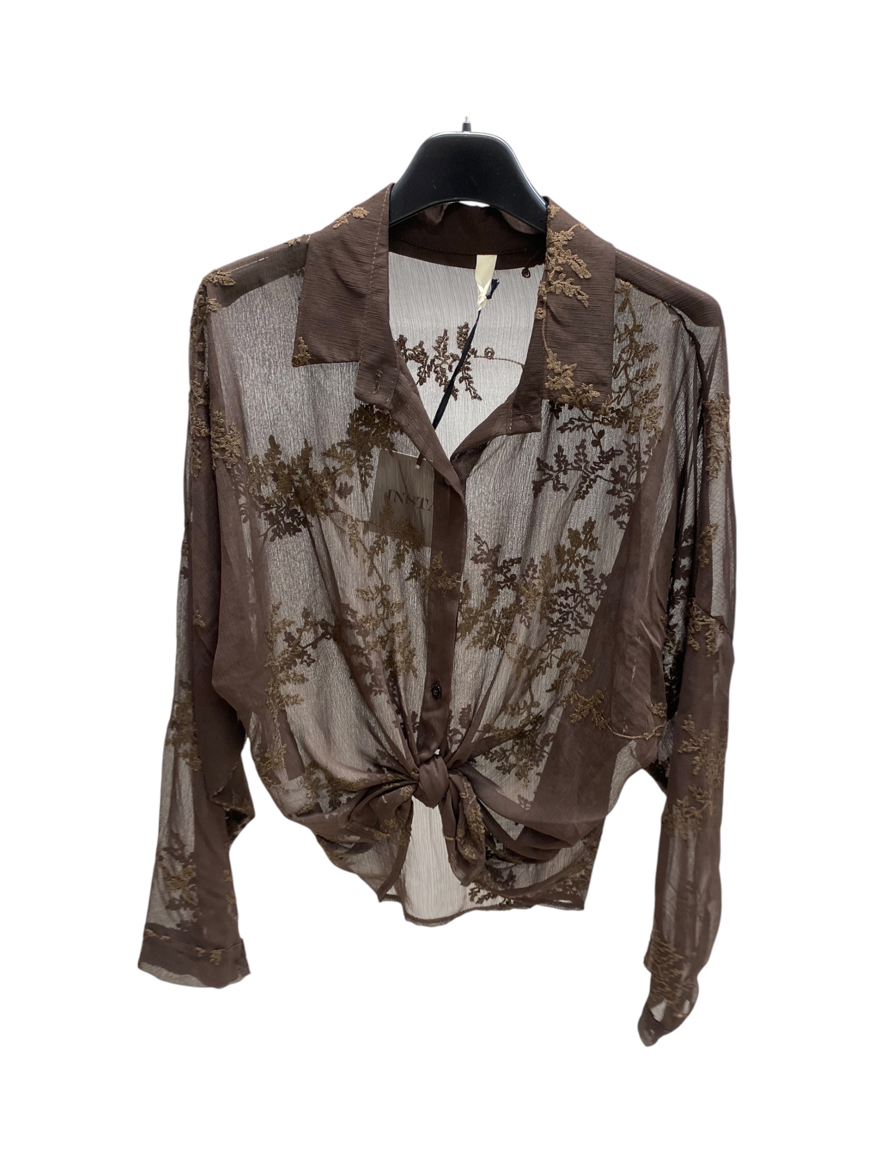 Embroidered Bow Shirt