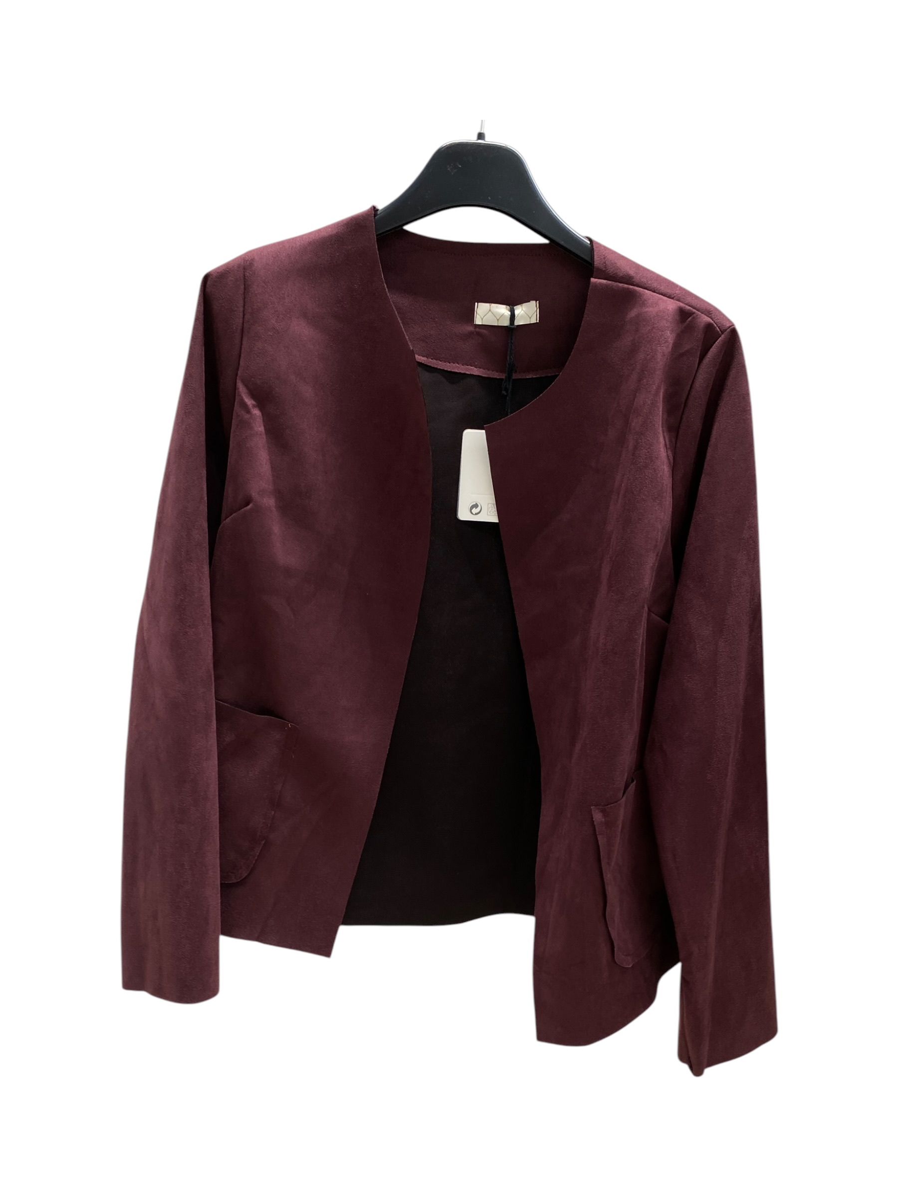 Tailored Blazer with V-Neck