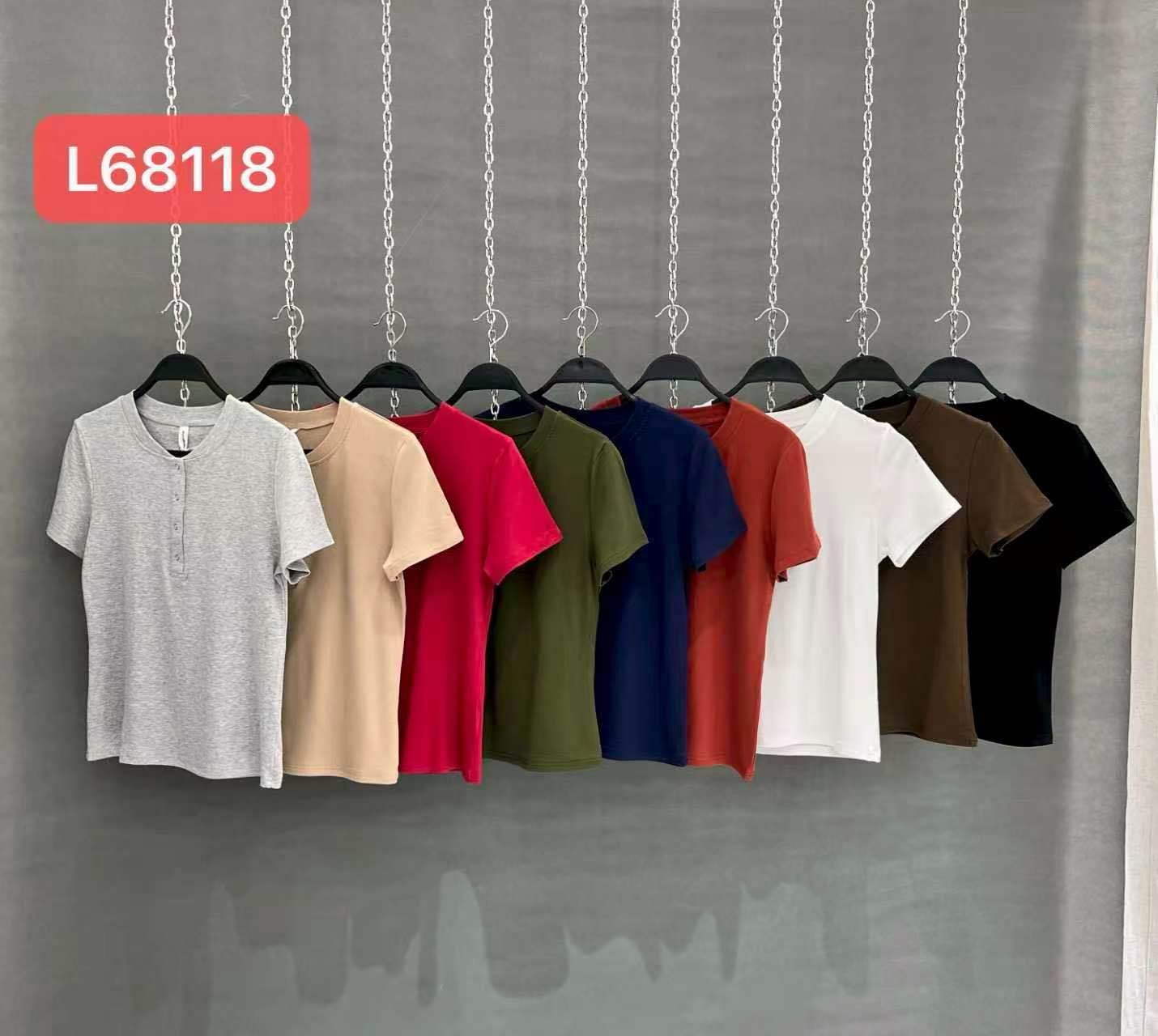 Regular Button-Front T-Shirt