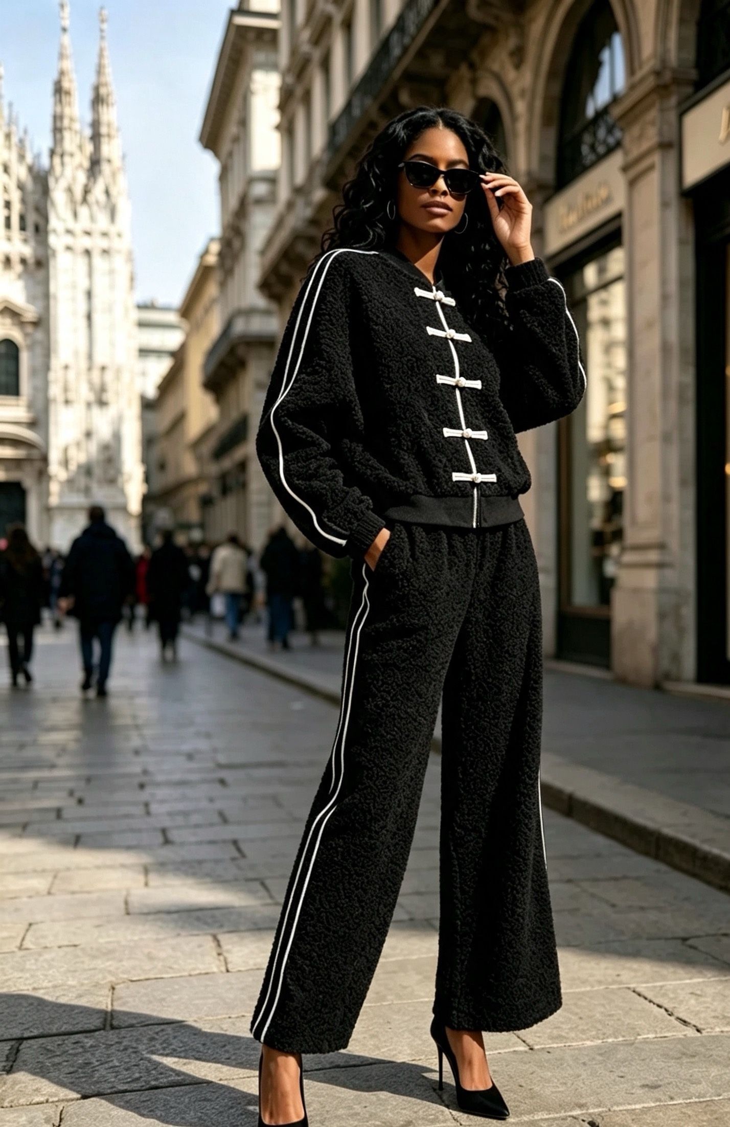 Teddy Wide-Set Tracksuit