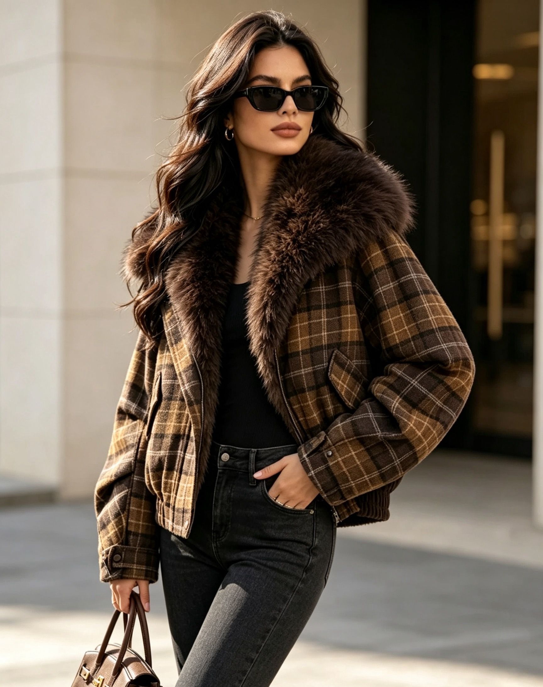 Relaxed Jacket with Collar