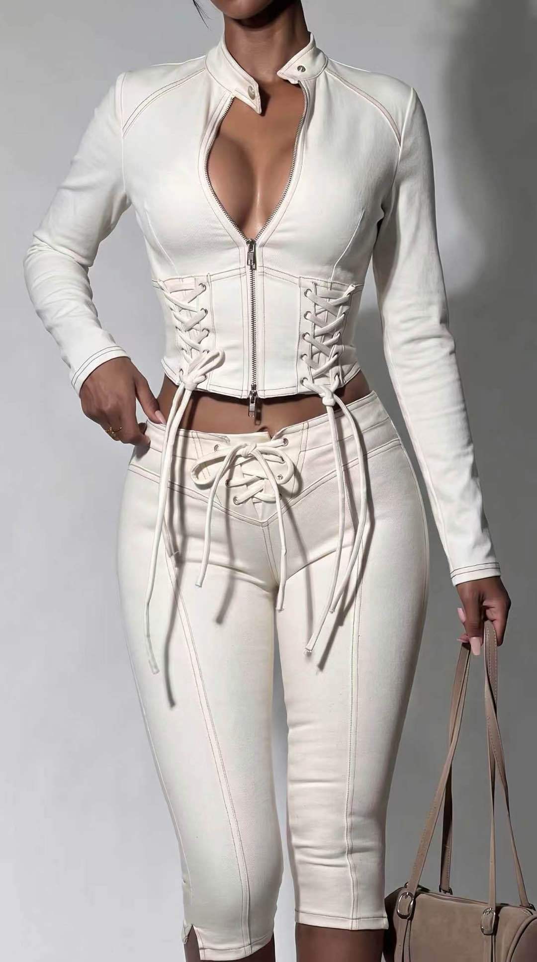 Fitted Cropped Set