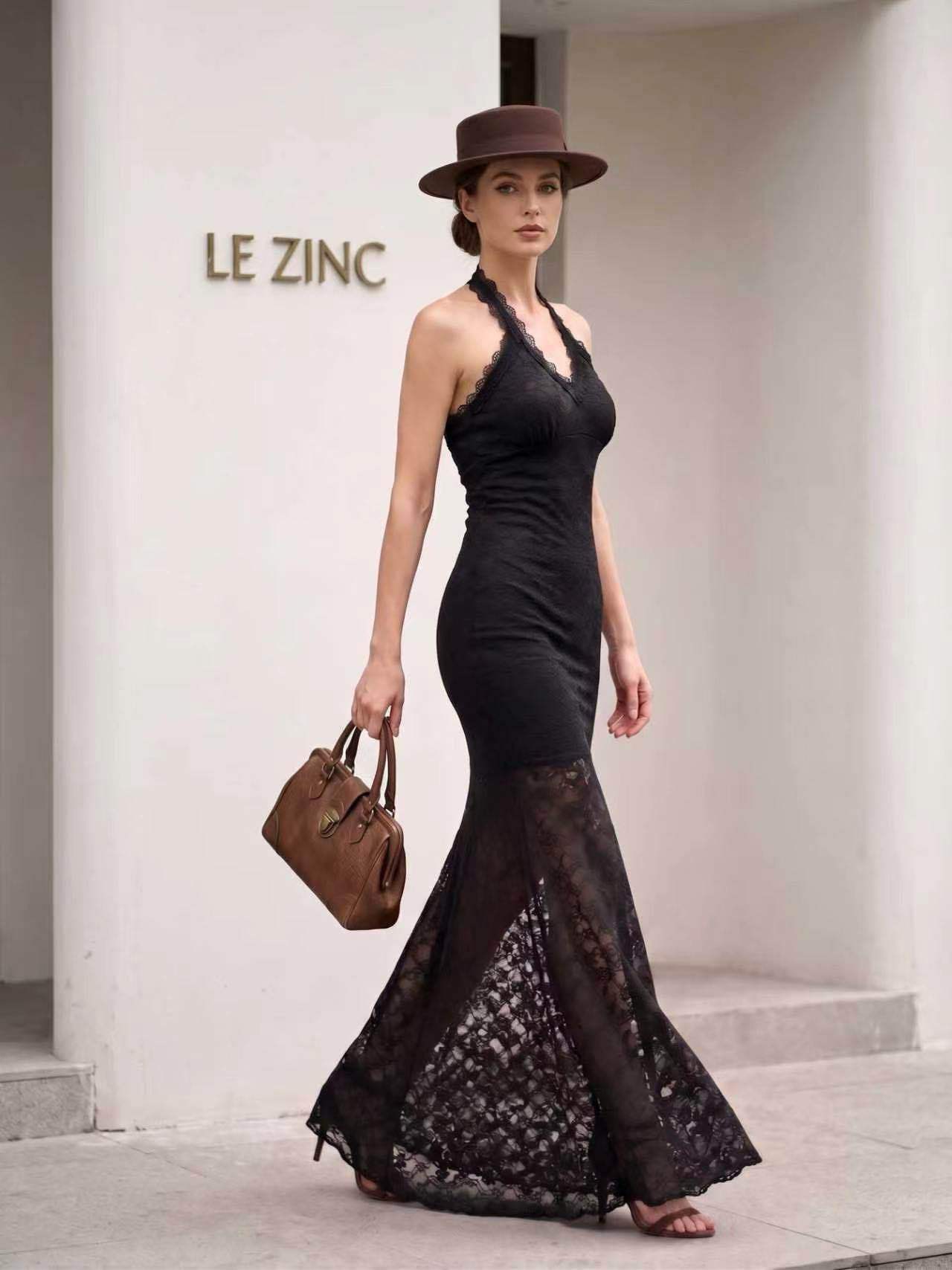 Halter Mermaid Gown
