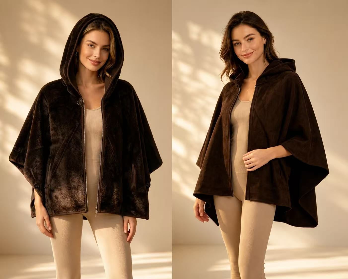 Oversize Hooded Throw