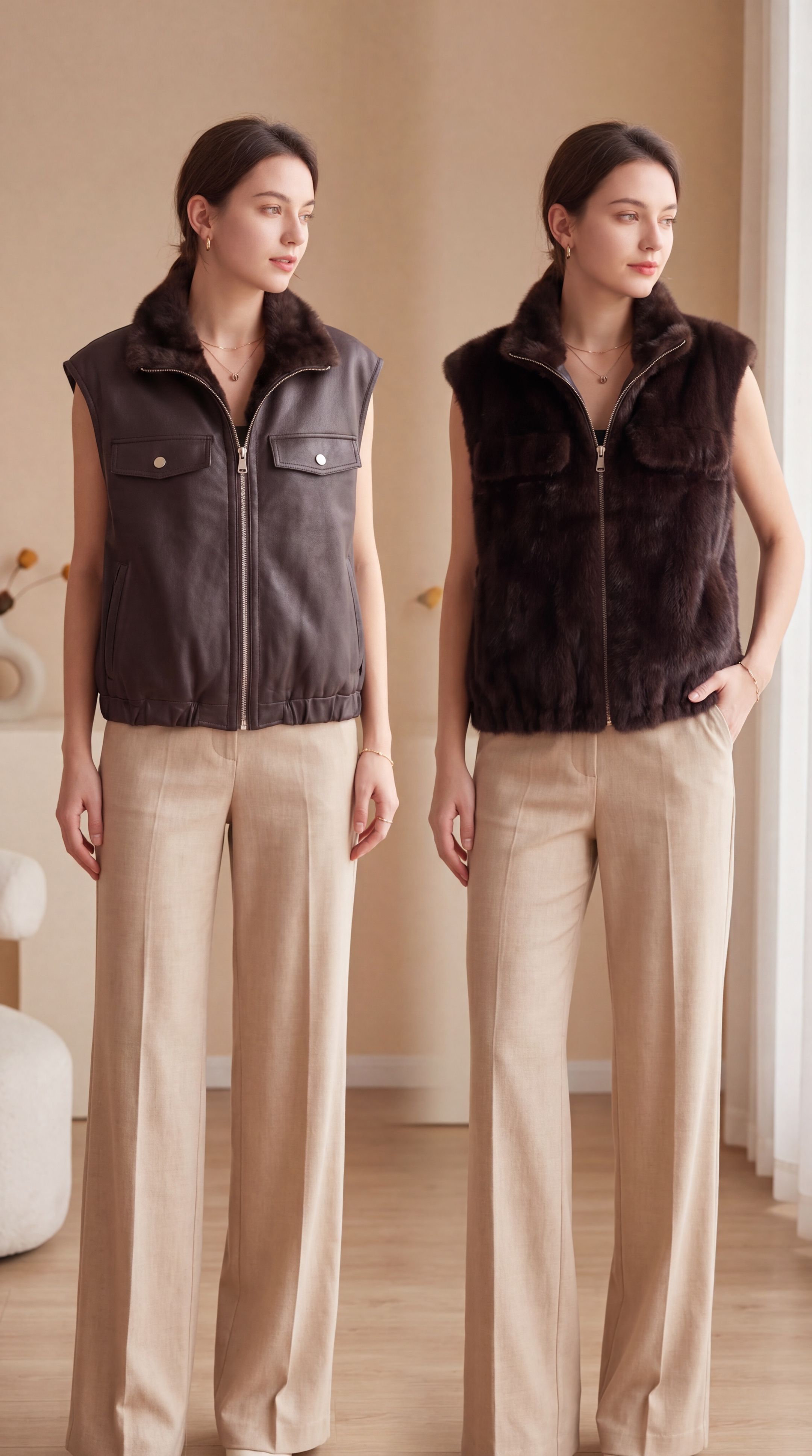Reversible Puffer Vest