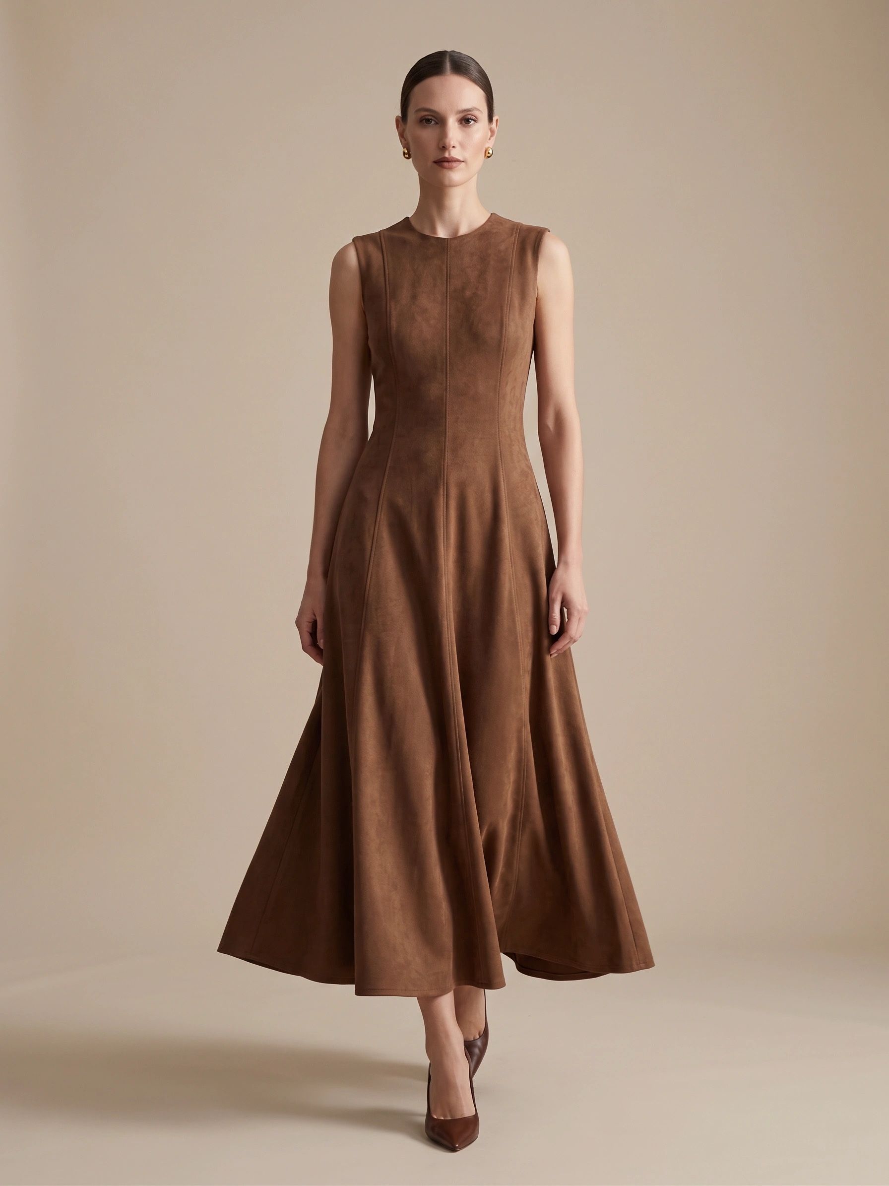 Fitted Midi Dress