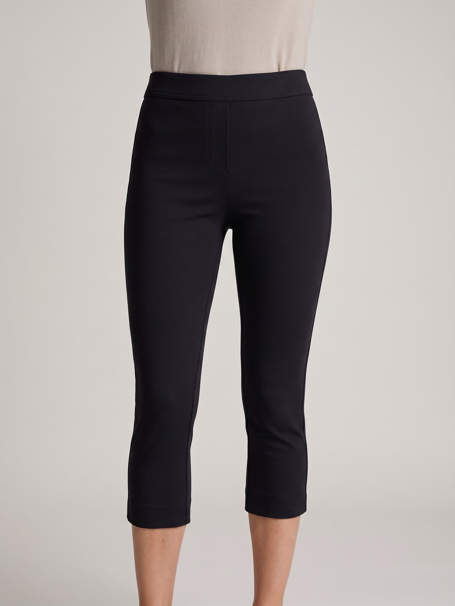 7/8 High-Waist Cigarette Trousers