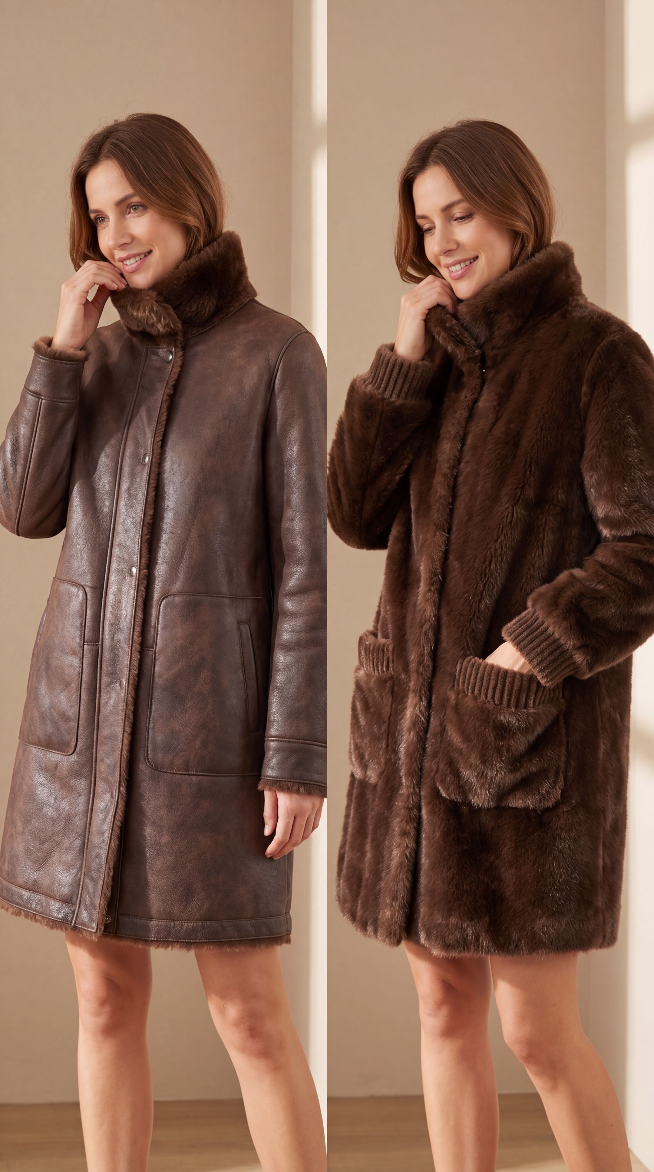 Eco-Fur Coat
