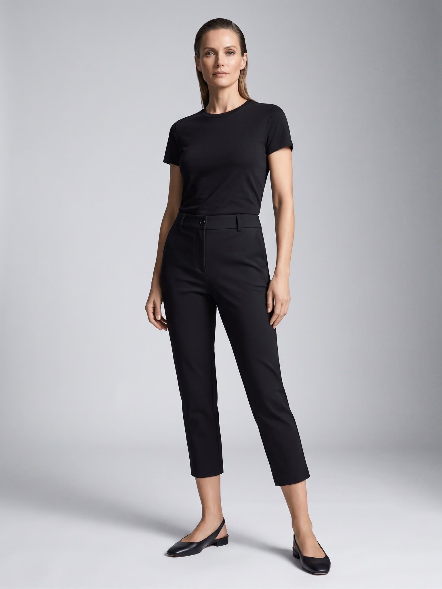 Tailored 7/8 Cigarette Trousers