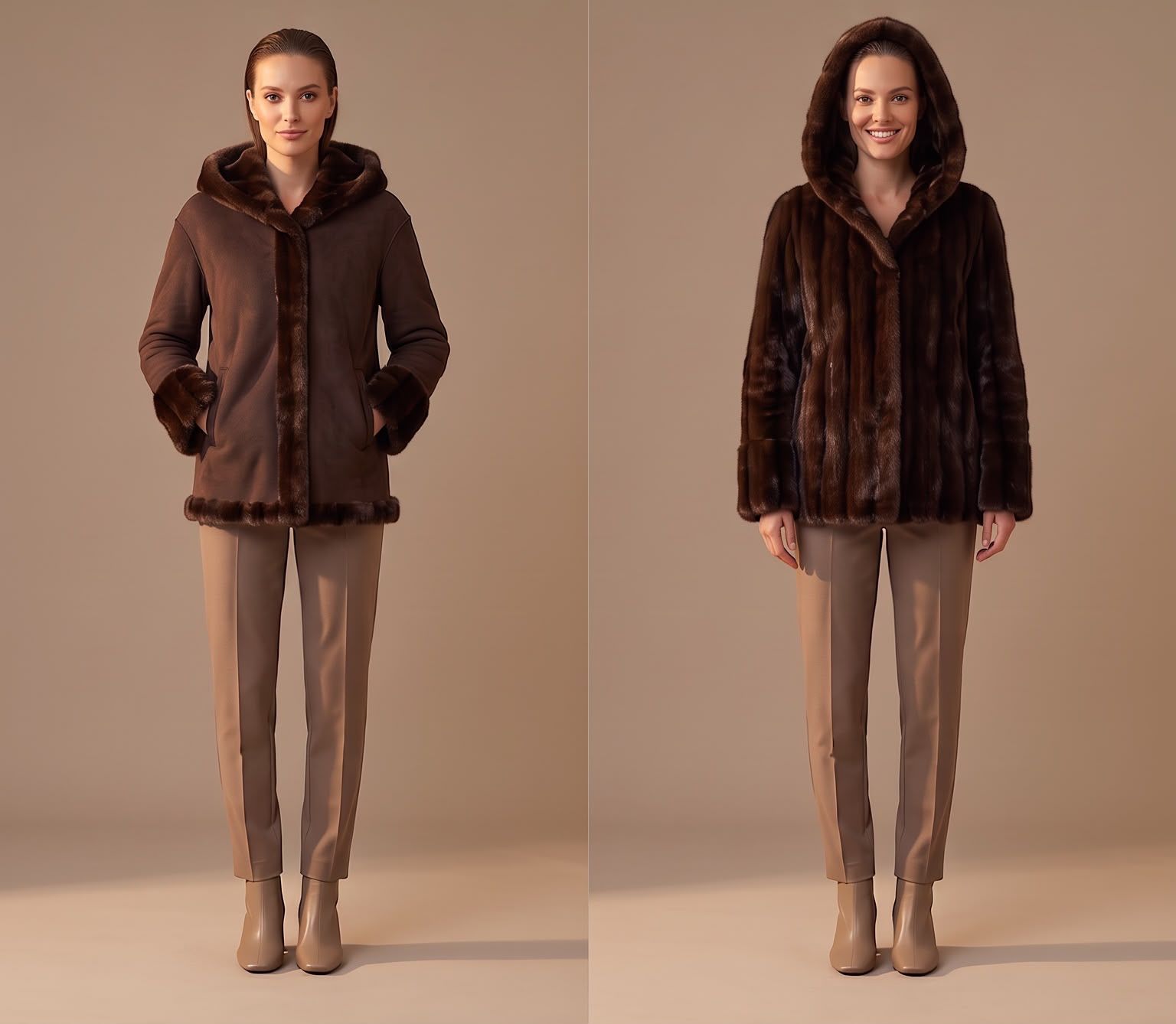 Long Hooded Coat