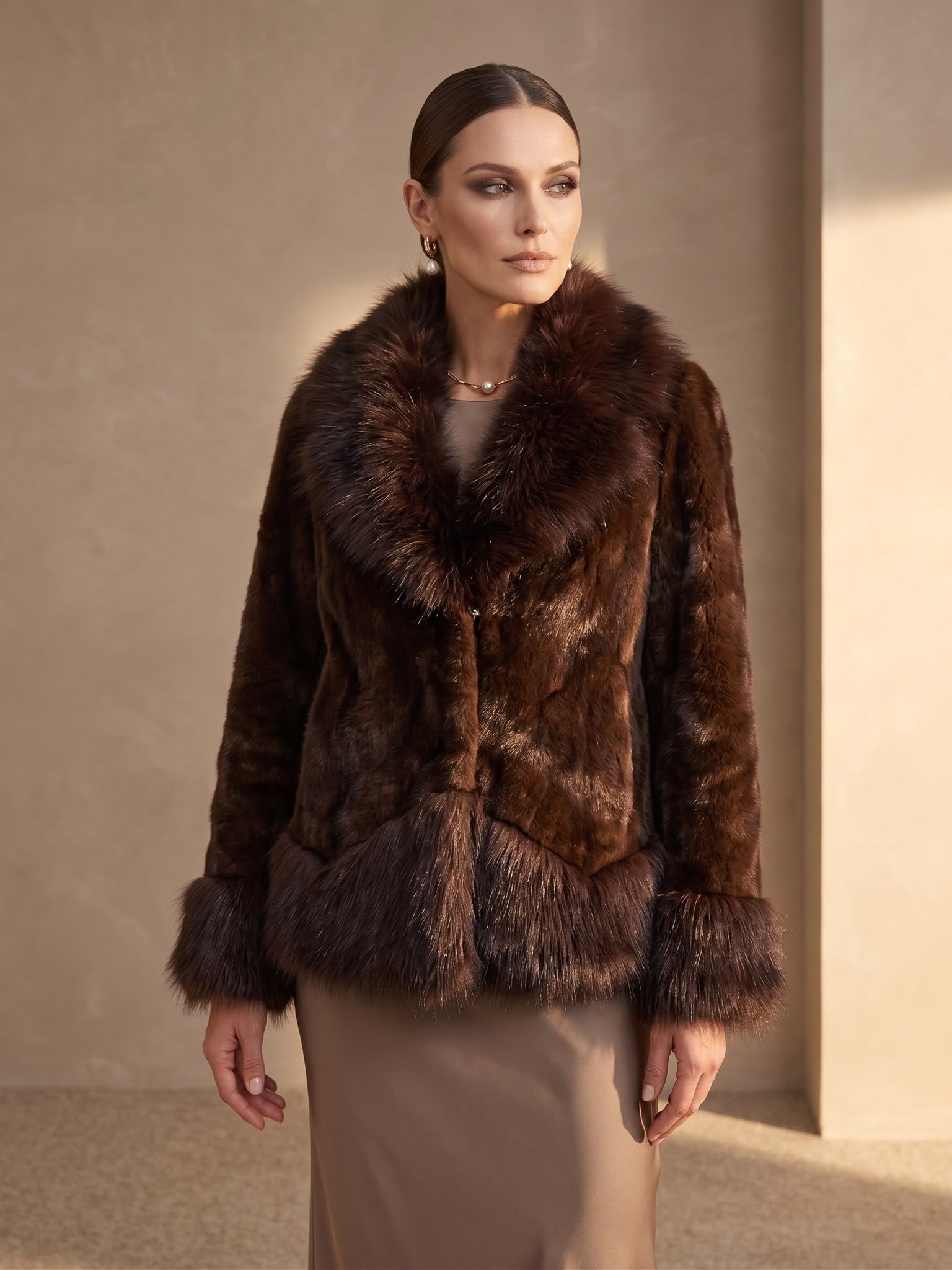 Short Plush Coat