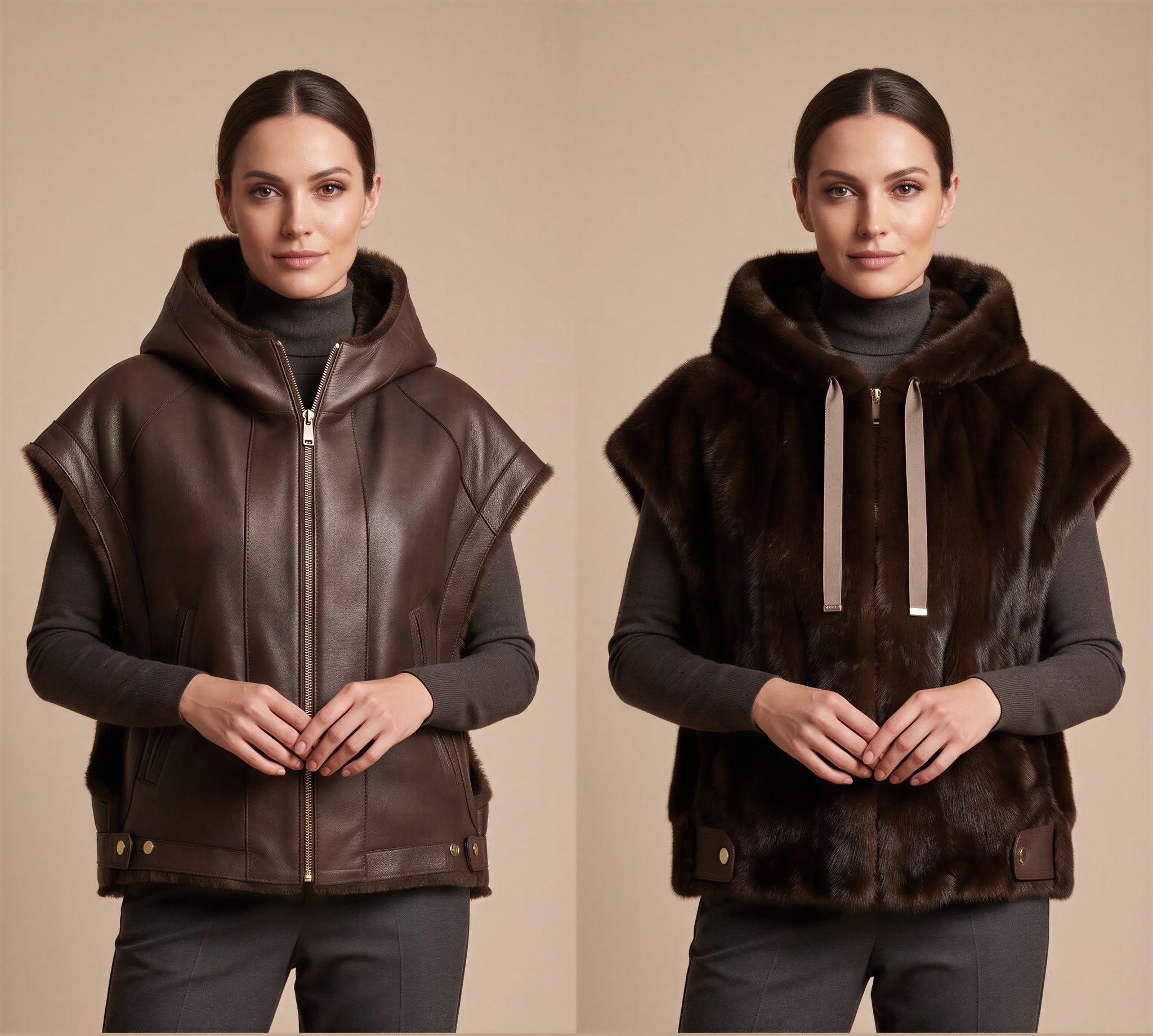 Plush Hooded Vest