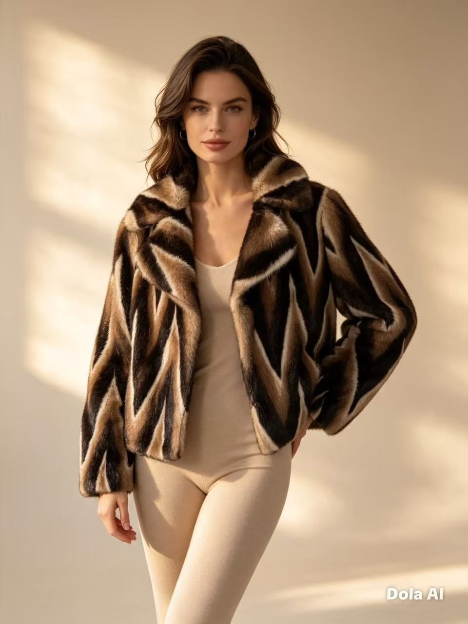 Relaxed Coat with Collar