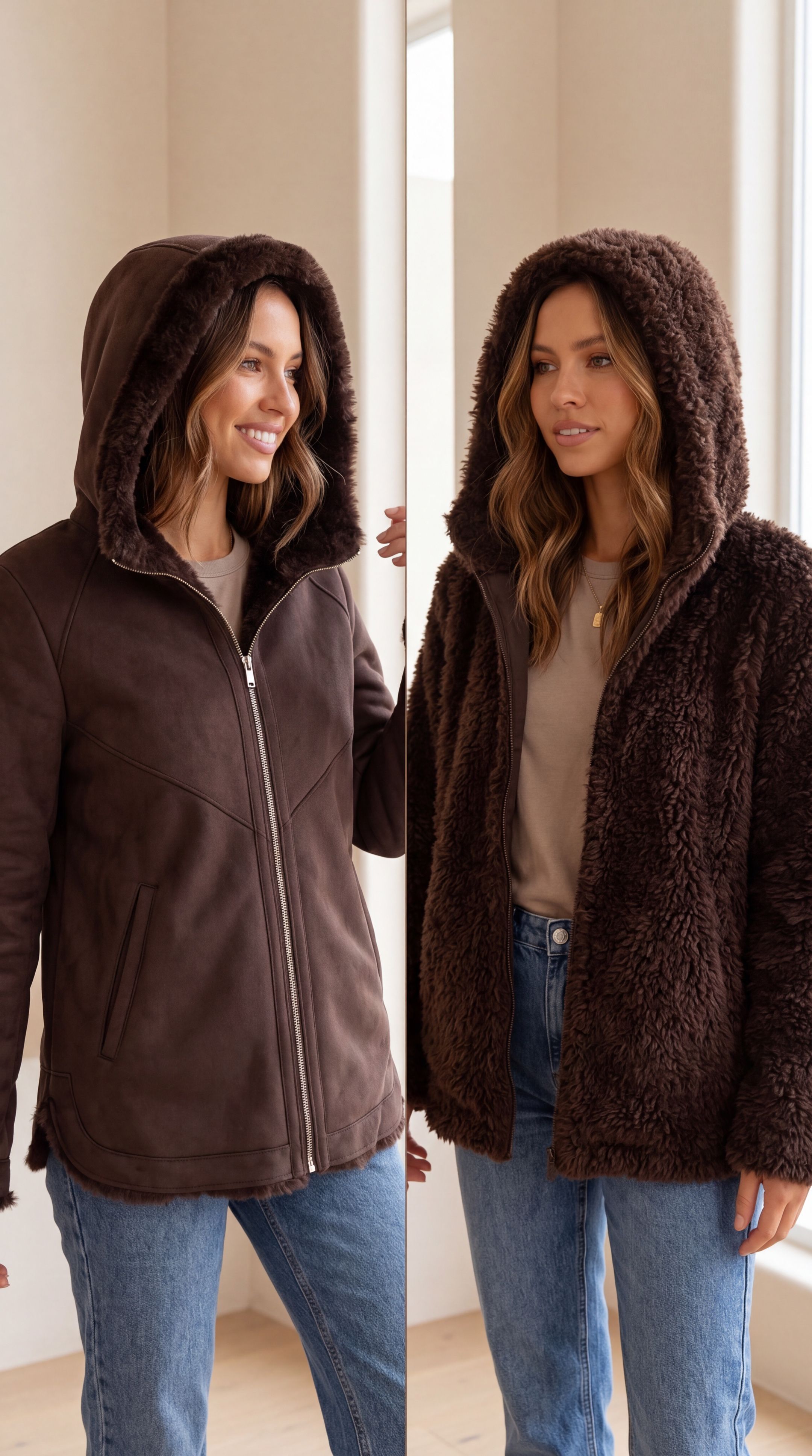 Teddy Hooded Jacket