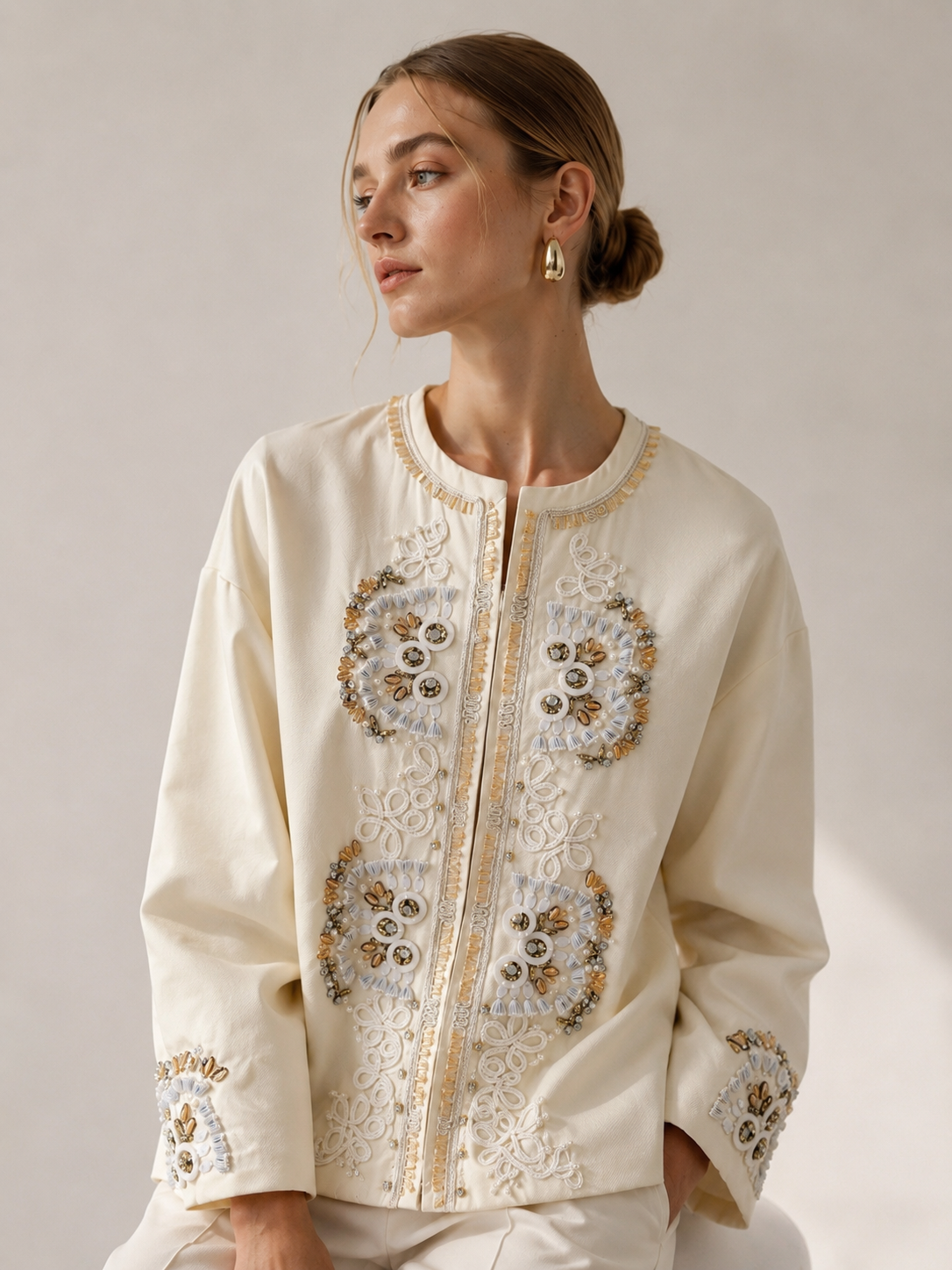 Embellished Straight Jacket