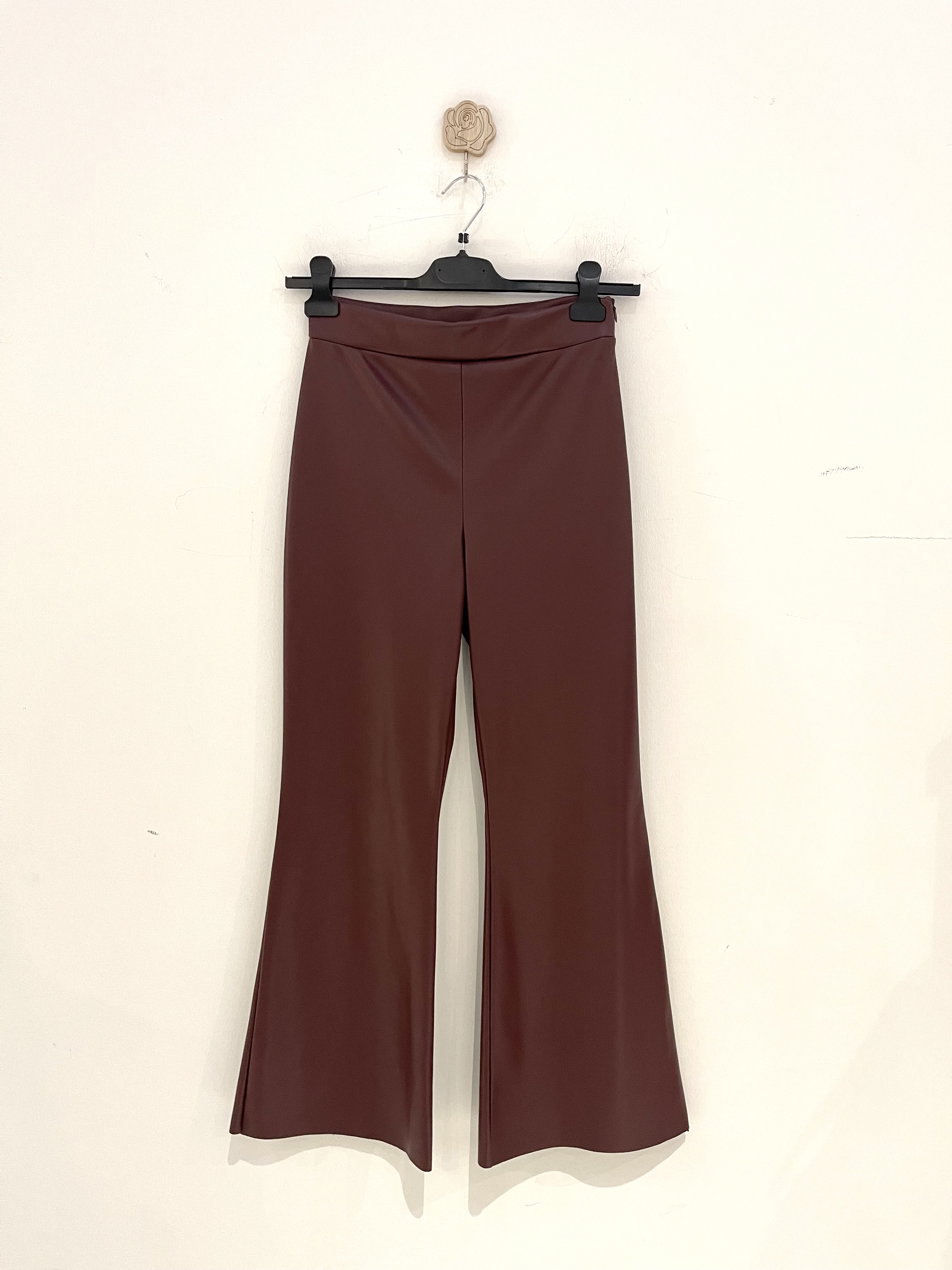 High‑Waist Flare Trousers
