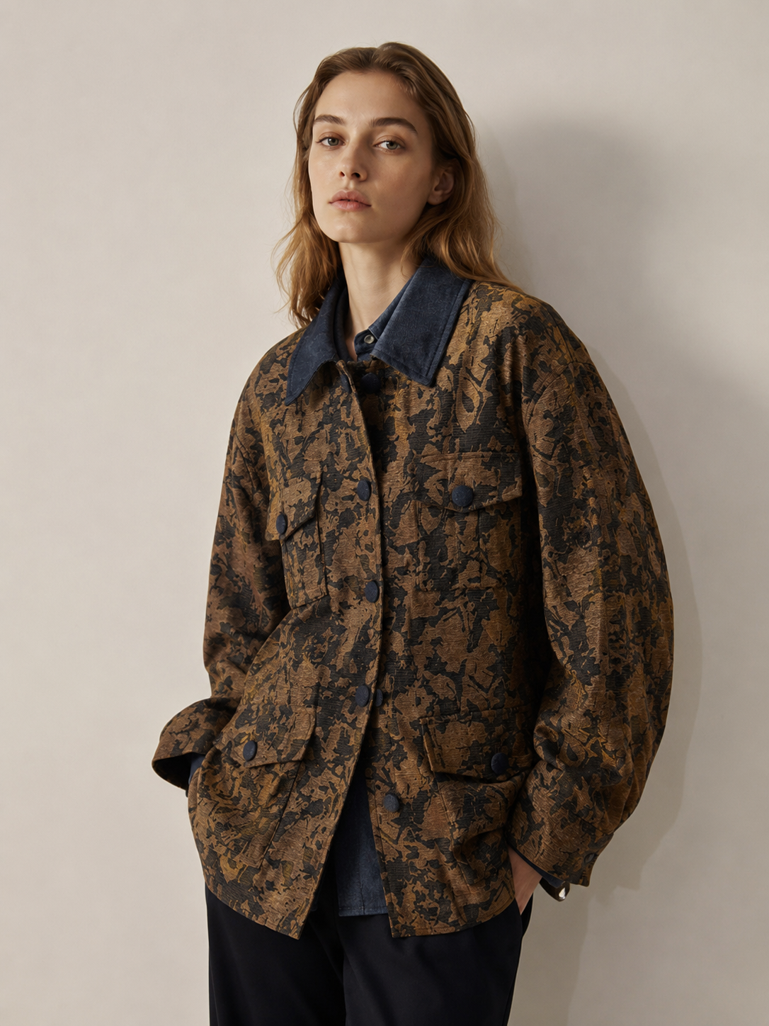 Relaxed Hip-Length Jacket