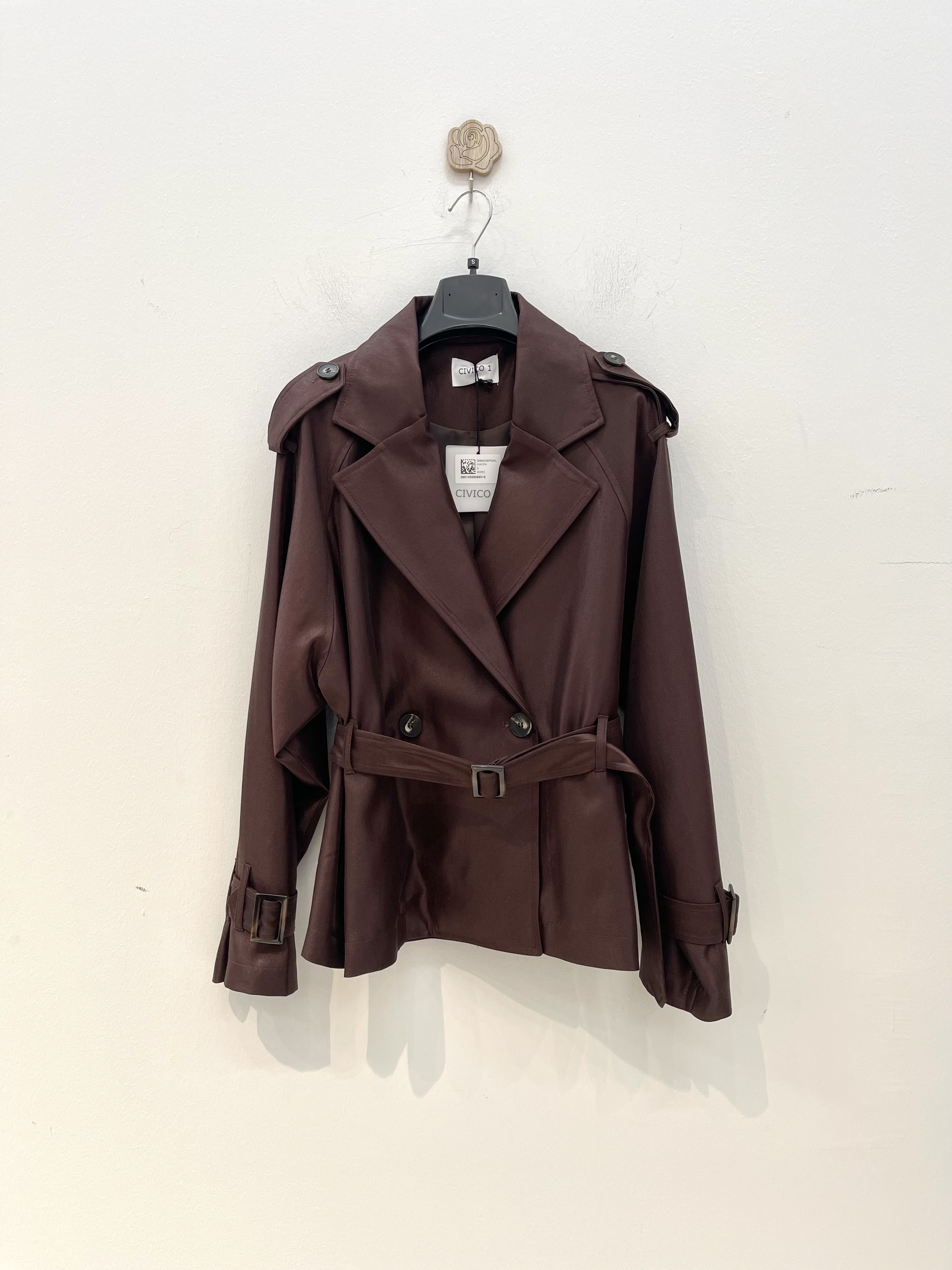 Long Belted Trench Coat