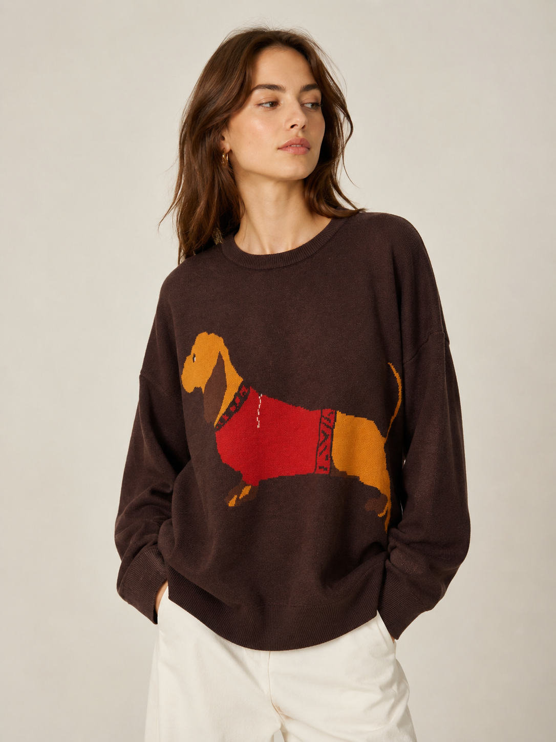 Relaxed Hip-Length Sweater